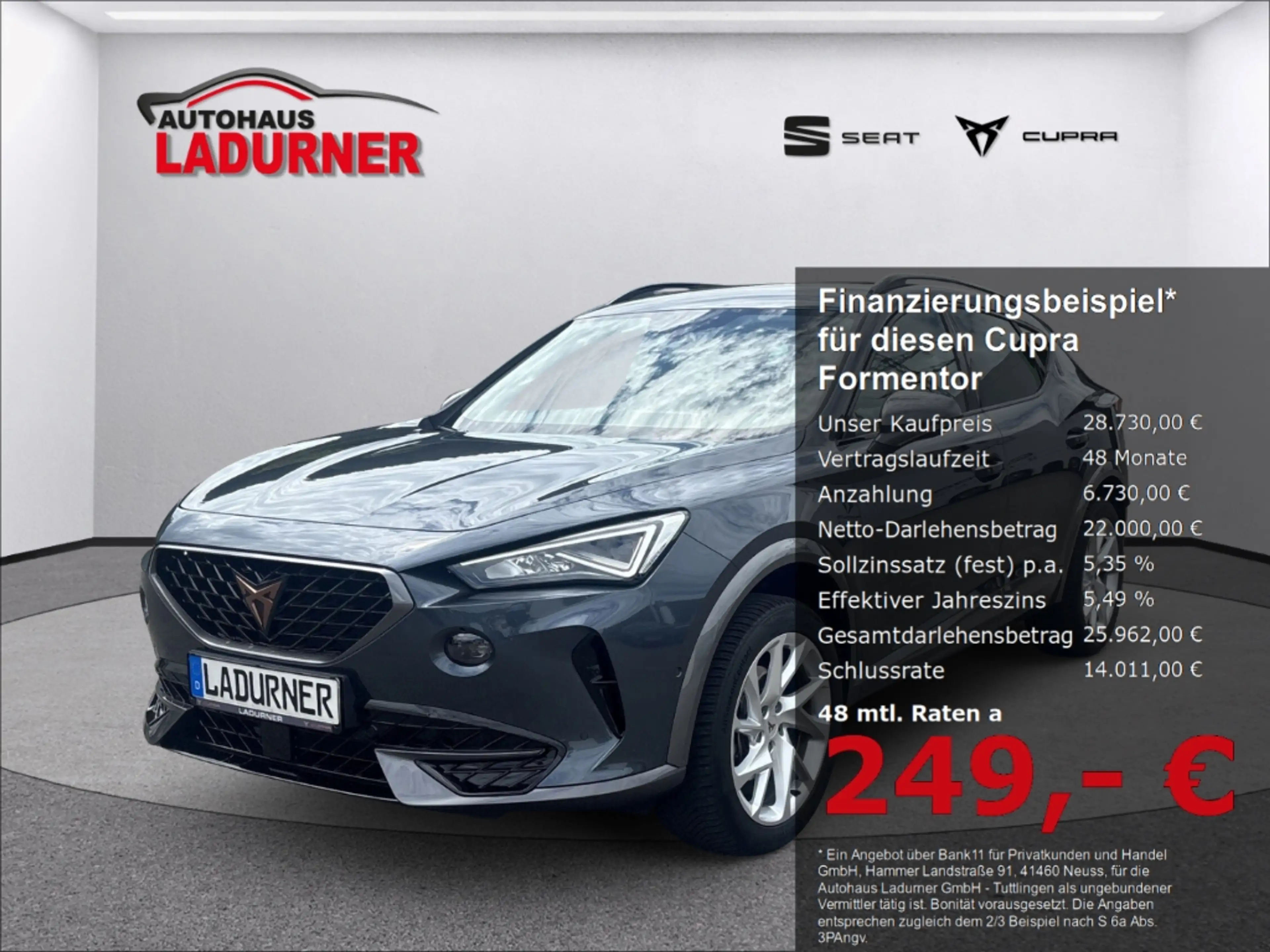 CUPRA Formentor 1,5 TSI DSG *LED+NAVI+AHK+KAMERA+SHZ*