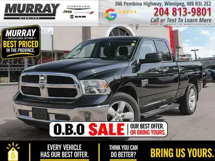 Black 2023 RAM 1500 Pickup Truck Four-Wheel Drive Automatic