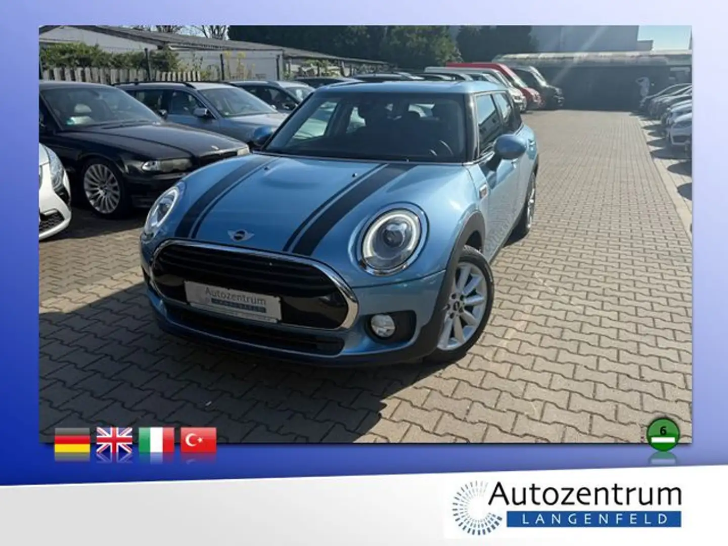 MINI Cooper Clubman *LEDER*NAVI*LED*PANO* Bleu - 1