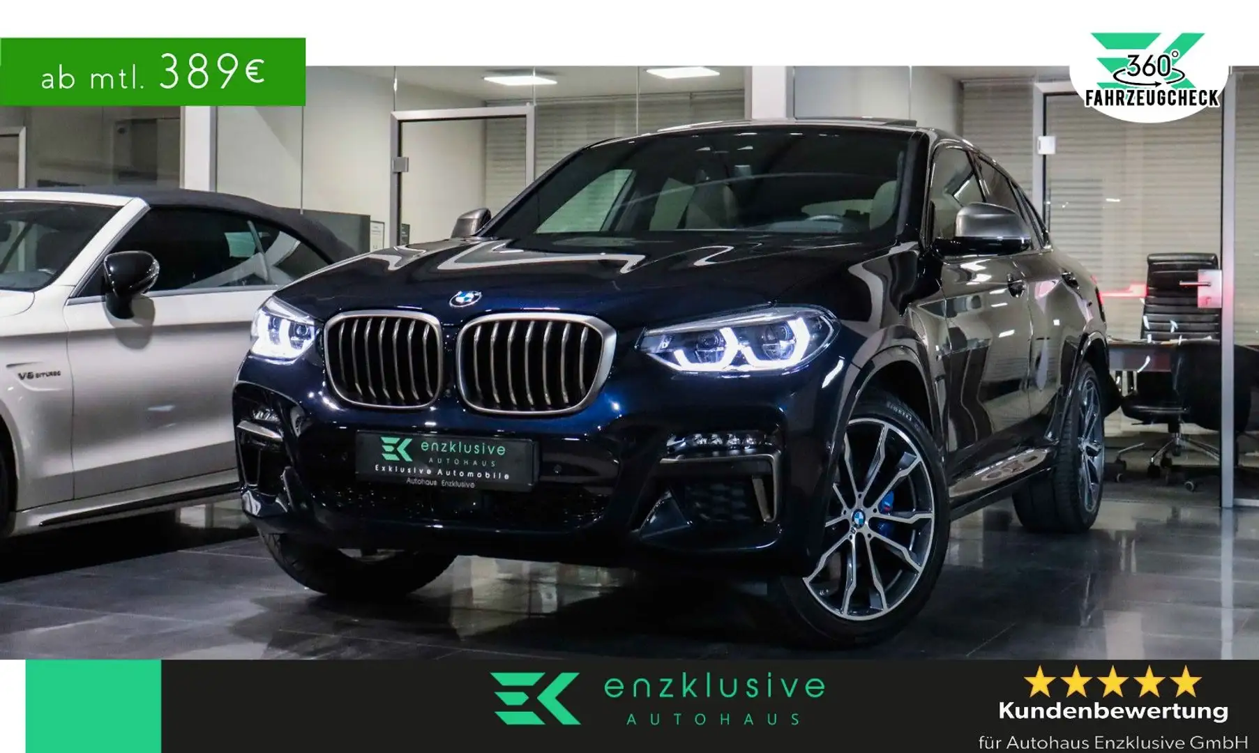 BMW X4 M i xD PANO*HuD*ACC*360°*H&K*VIRTUAL*NAVI Schwarz - 1
