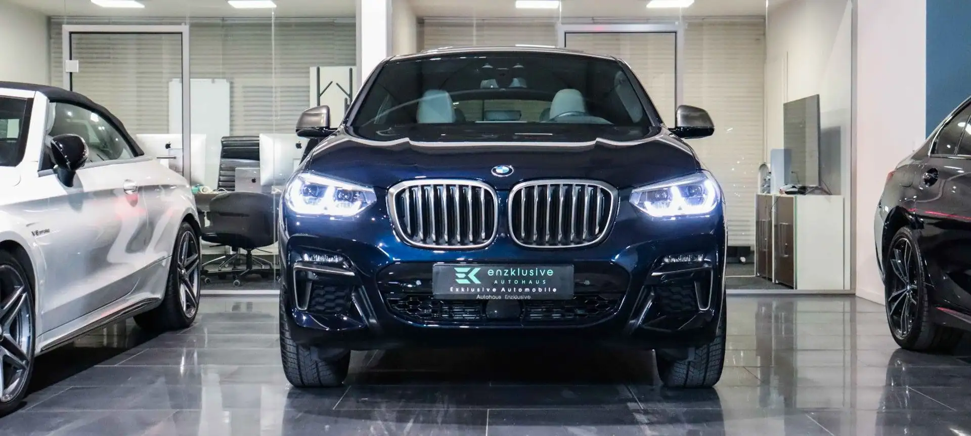 BMW X4 M i xD PANO*HuD*ACC*360°*H&K*VIRTUAL*NAVI Schwarz - 2