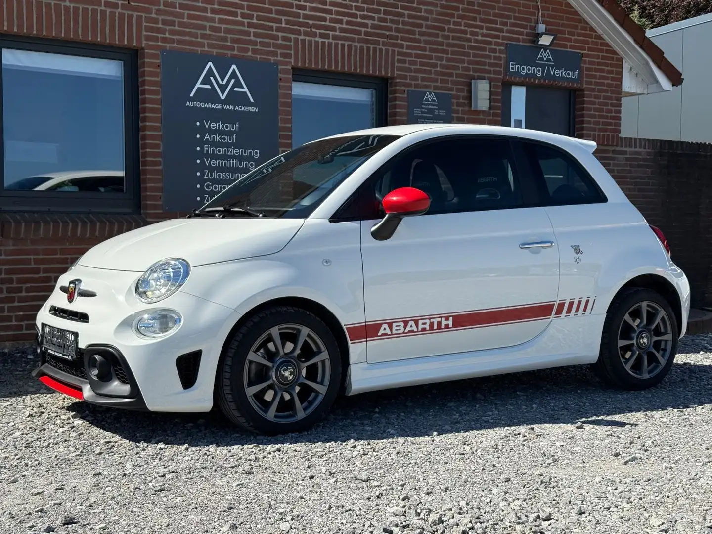 Abarth 595 1.4 T-Jet Xenon DAB+ Vollleder CarPlay Weiß - 2