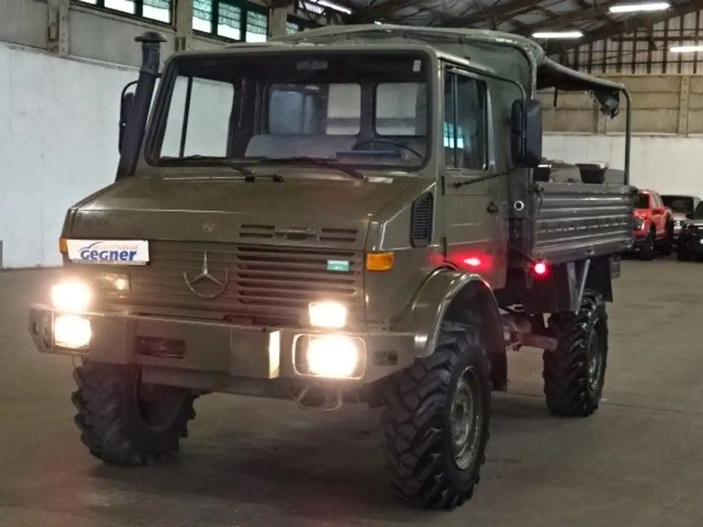 Unimog U 1300 L Turbo OM 366 Pritsche 4x4 Green - 2