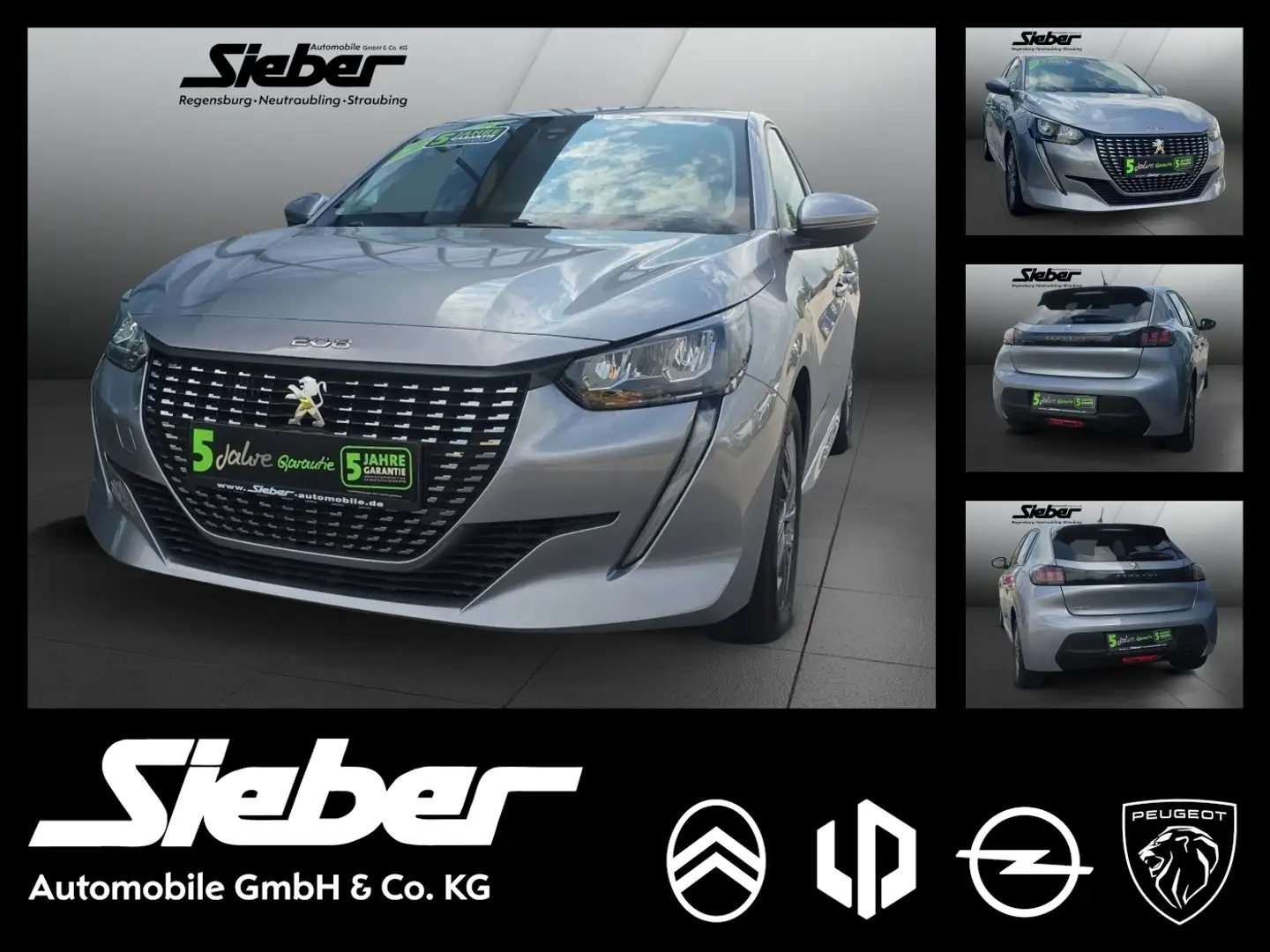 Peugeot 208 1.2 PureTech 100 Active Pack *Navi*LED* Grau - 1