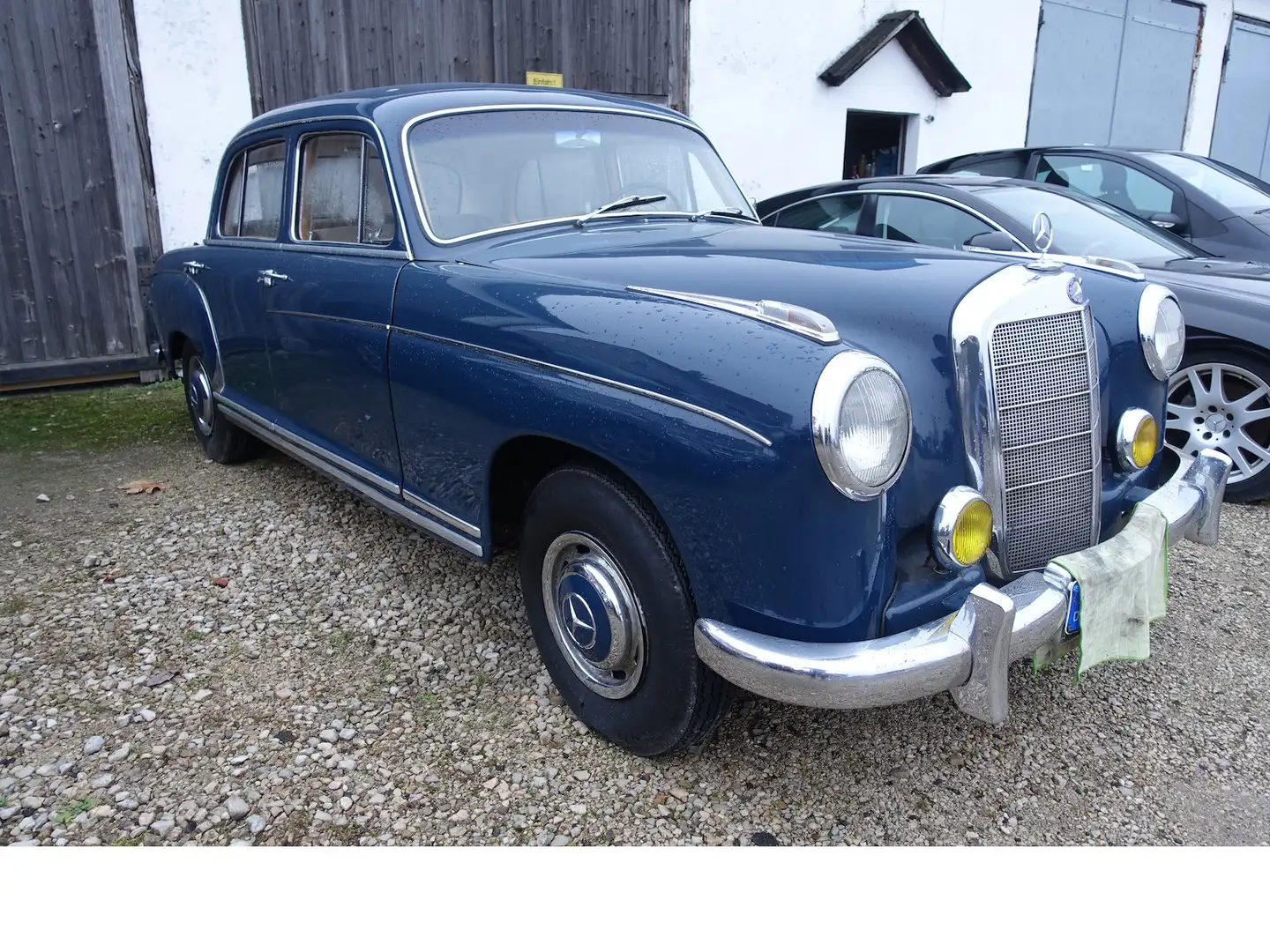 Mercedes-Benz 220 S Ponton W180 Oldtimer H-Kennz. fahrbereit Blu/Azzurro - 1