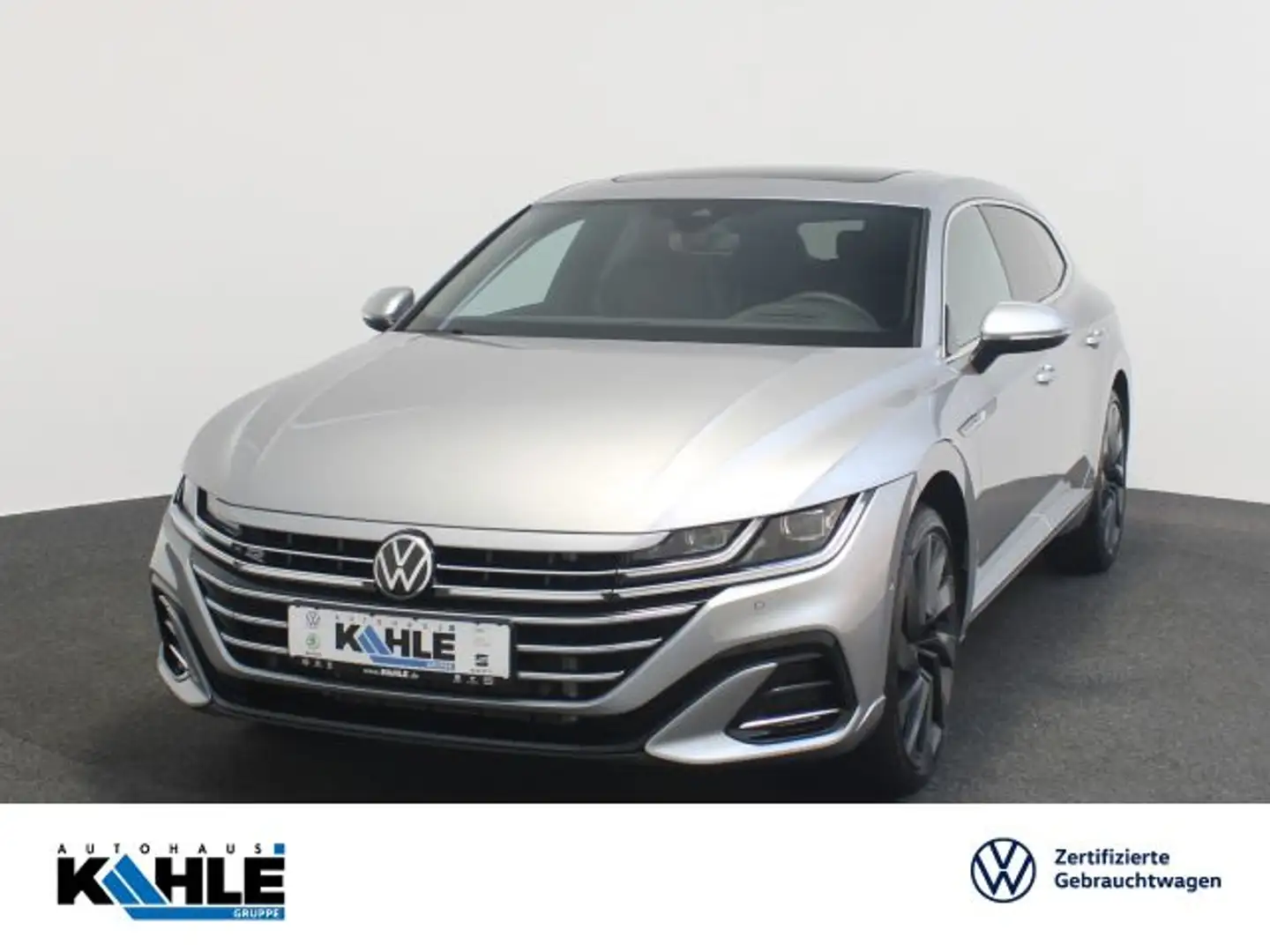 Volkswagen Arteon Shooting Brake 2.0 TDI DSG R-Line Navi AHK Standhe Silber - 1