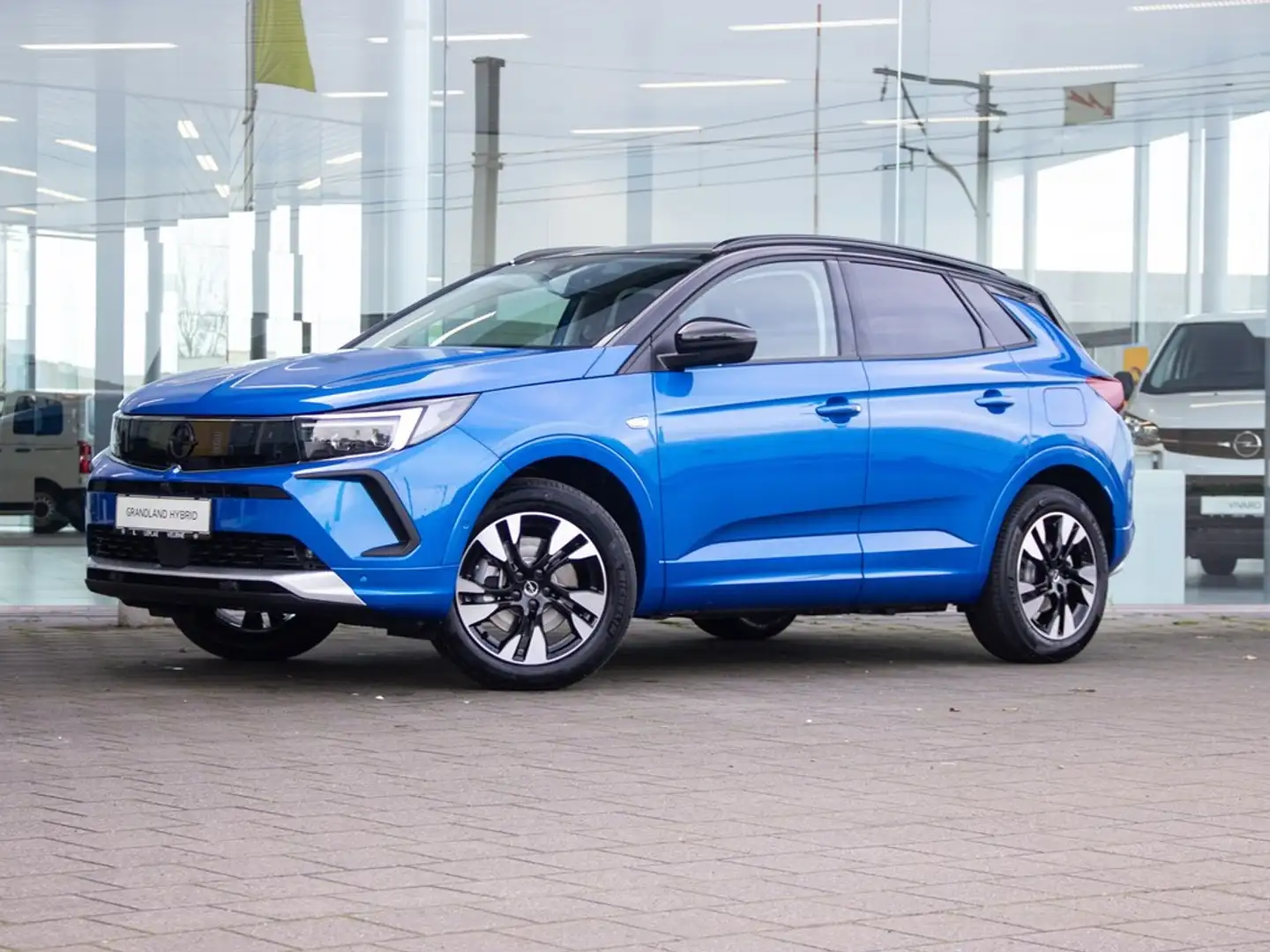 Opel Grandland ULTIMATE HYBRID 224PK *DIRECT LEVERBAAR* Modrá - 2