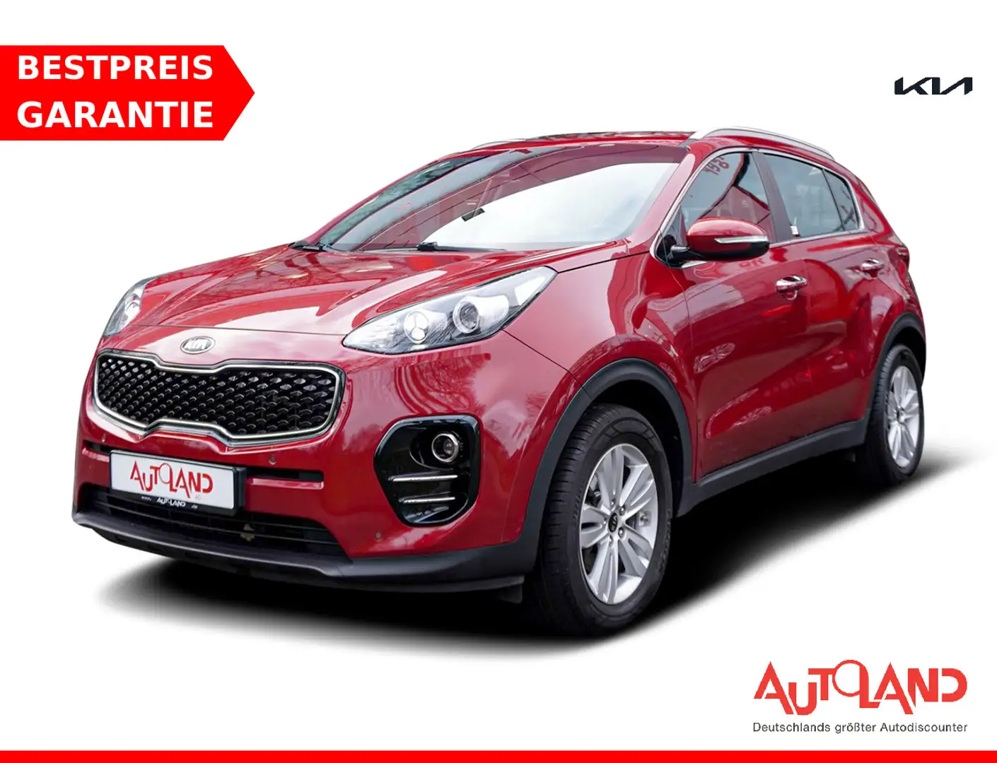 Kia Sportage 1.7 CRDi Vision 2WD Navi Kamera PDC USB Czerwony - 1