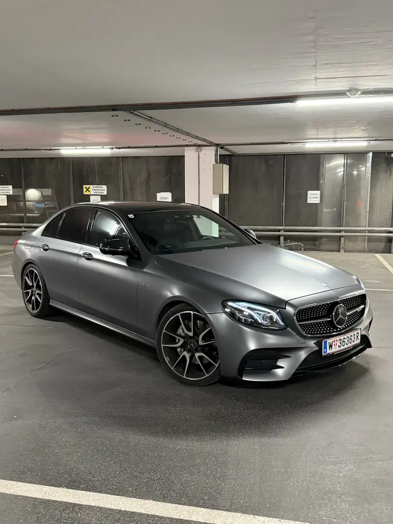 Mercedes-Benz E 43 AMG 4MATIC Aut. BRABUS/PANO/TOP ZUSTAND Limousine Gris - 2
