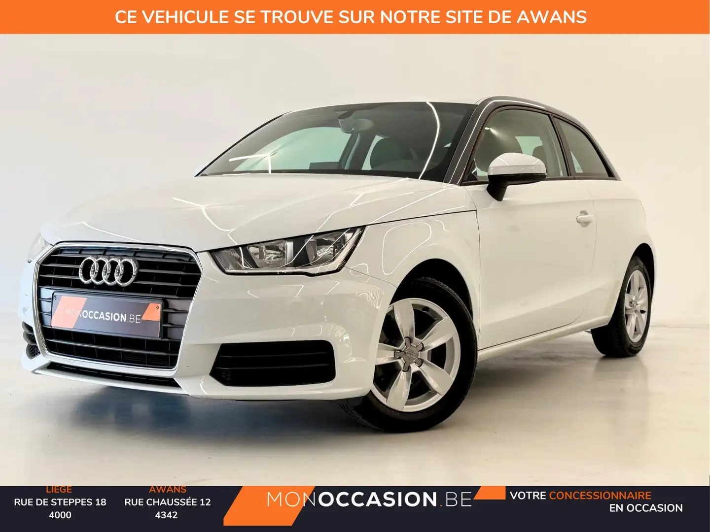 Audi A1 1.0 TFSI Ultra Design Gps Clim Capt Ar JA Wit - 1