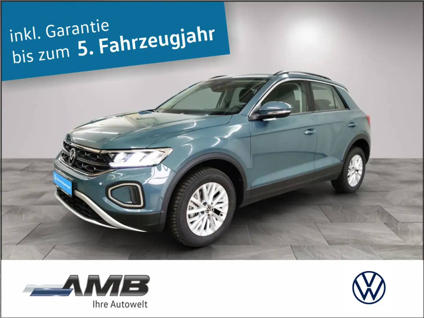 Volkswagen T-Roc Life 1.0 TSI LED/Navi/Sitzhzg/1.30Garantie Bleu - 1