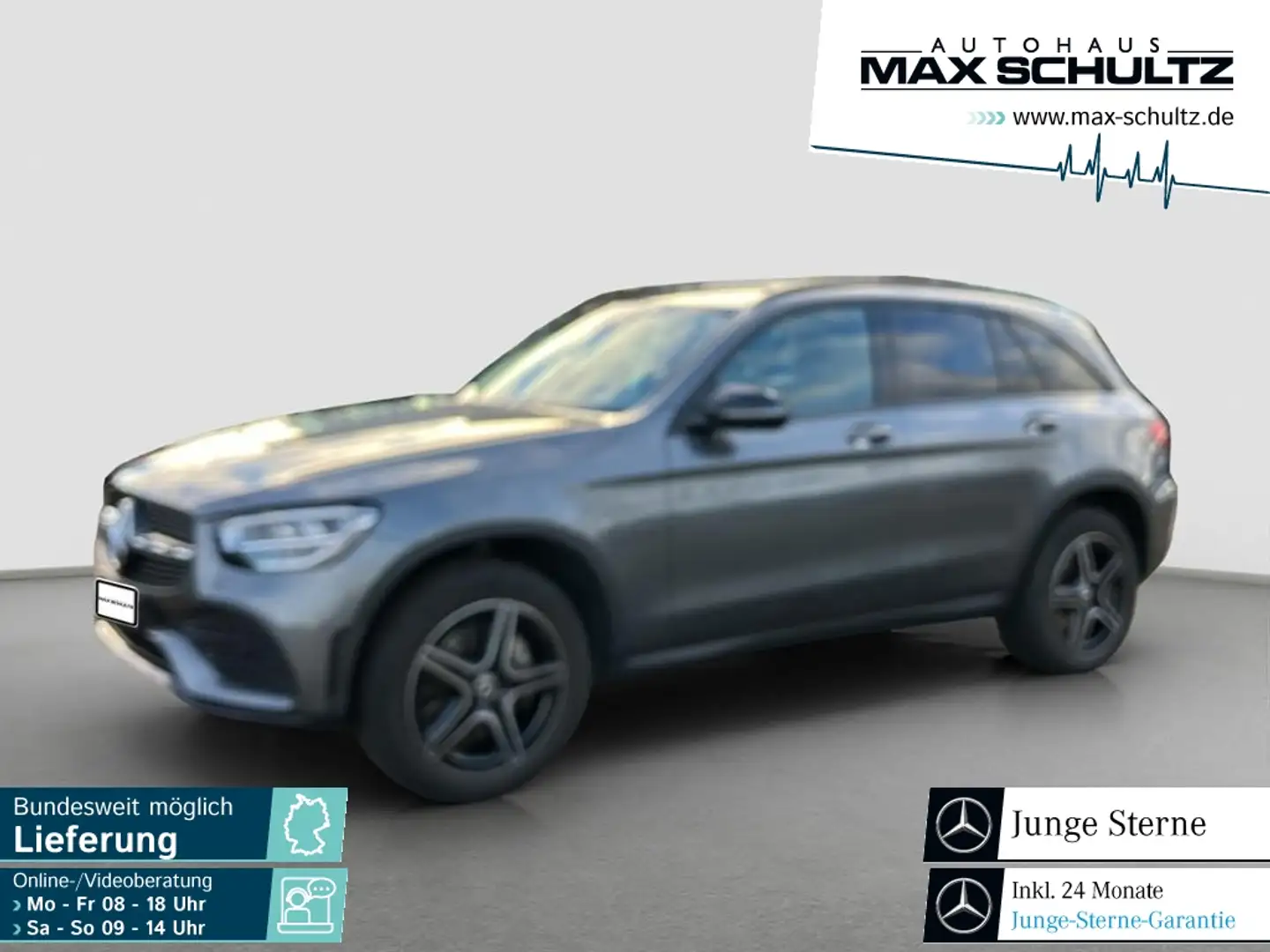 Mercedes-Benz GLC 300 de 4M AMG*NIGHT*AHZV*LED*DAB*DISTR*360°* Grau - 1