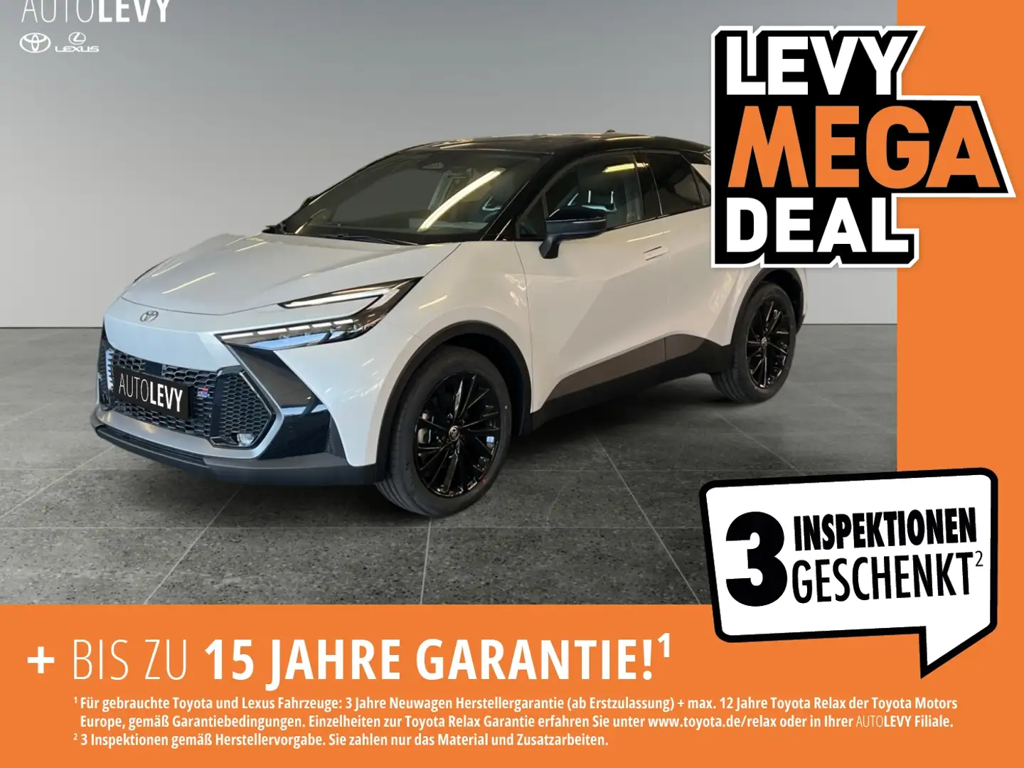 Toyota C-HR 2.0 Plug-in Hybrid GR Sport *SOFORT* Bílá - 1