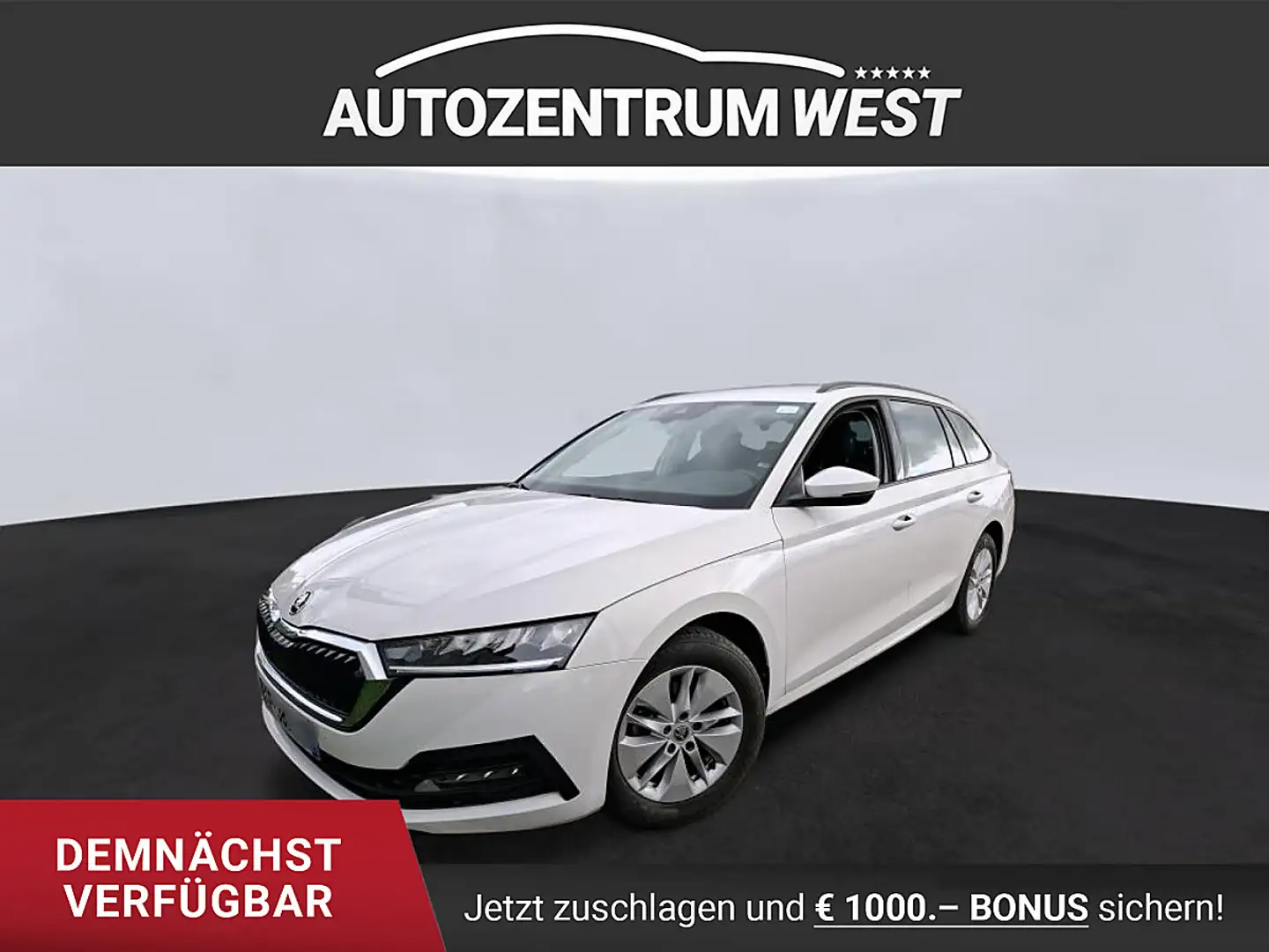 Skoda Octavia Combi 2,0 TDI Ambition DSG...Navi/Led/Sitzheizung Weiß - 1