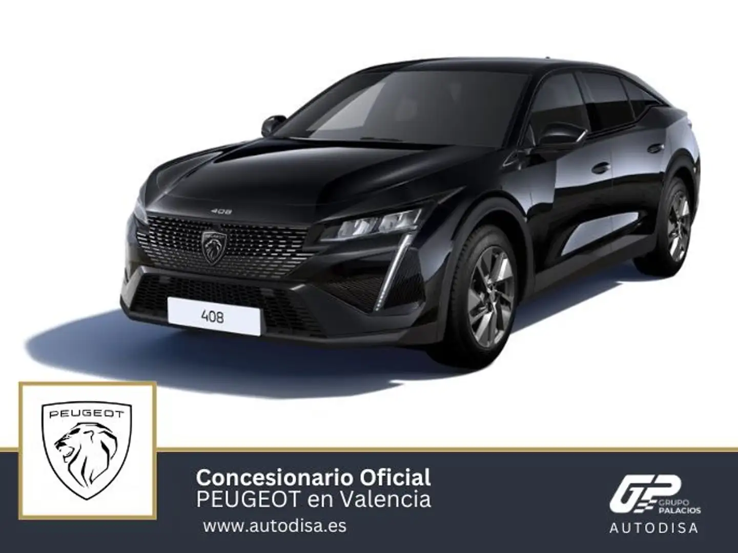 Peugeot 408 Hybrid 225 GT e-EAT8 Noir - 1