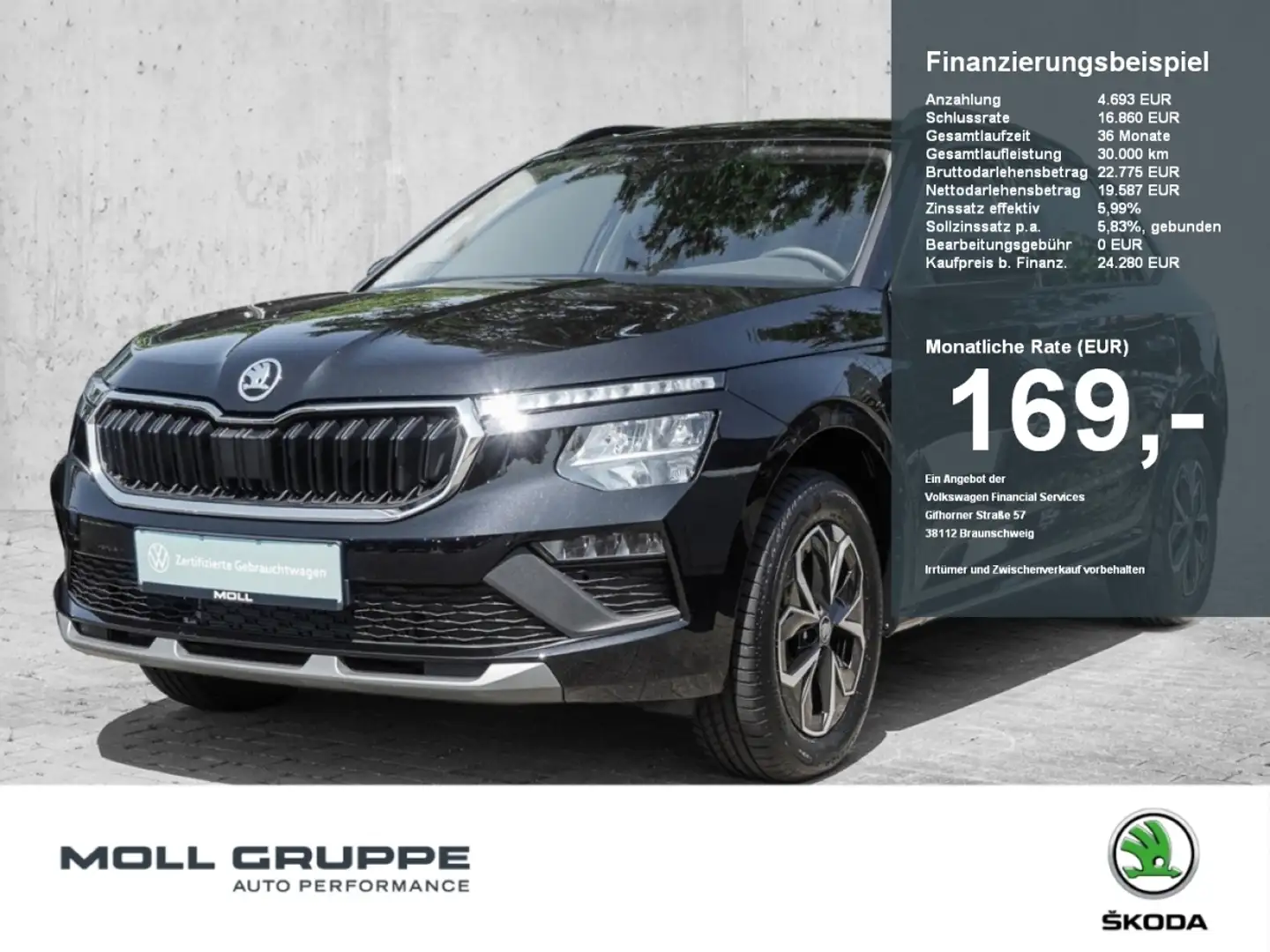 Skoda Kamiq 1.0 TSI DSG 130 Selection LED FLA W-PAKET Black - 1