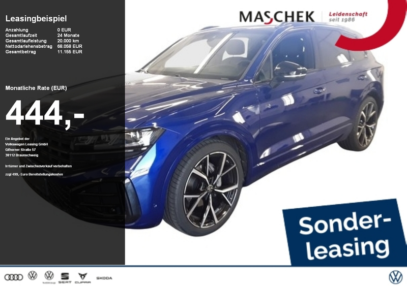 Volkswagen Touareg R-Line 3.0 TDI Sonderleasing! AHK Standh. Allradle
