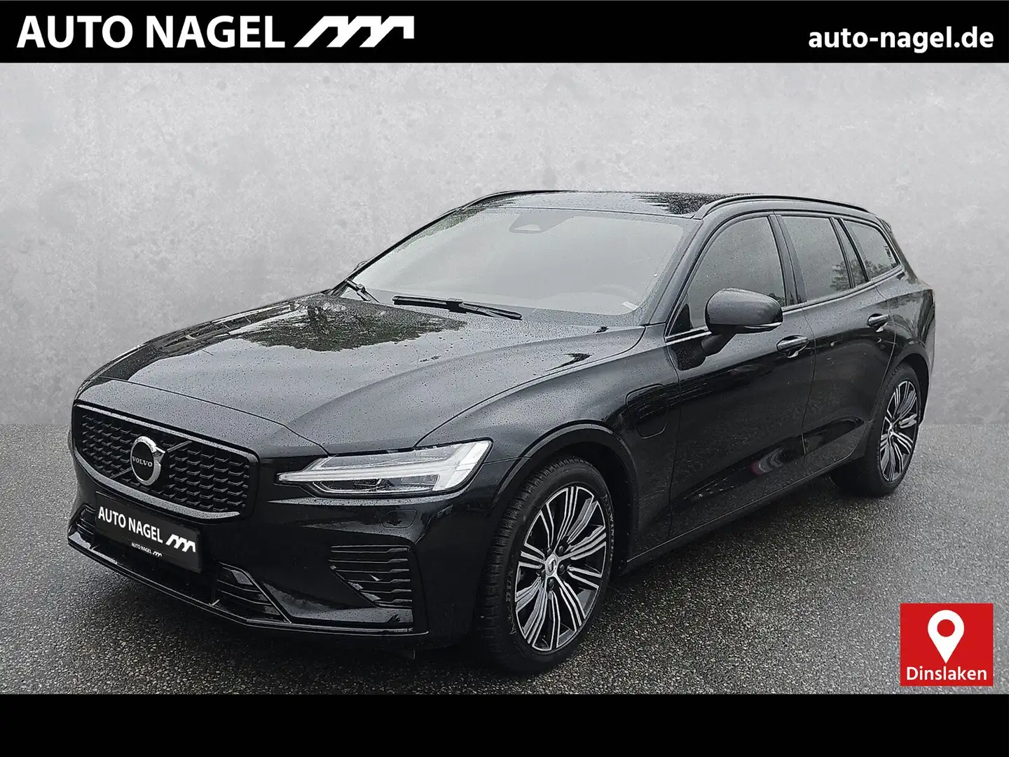 Volvo V60 T6 Twin Eng. AWD PlusDarkPlug-In Licht-Paket ACC Schwarz - 1