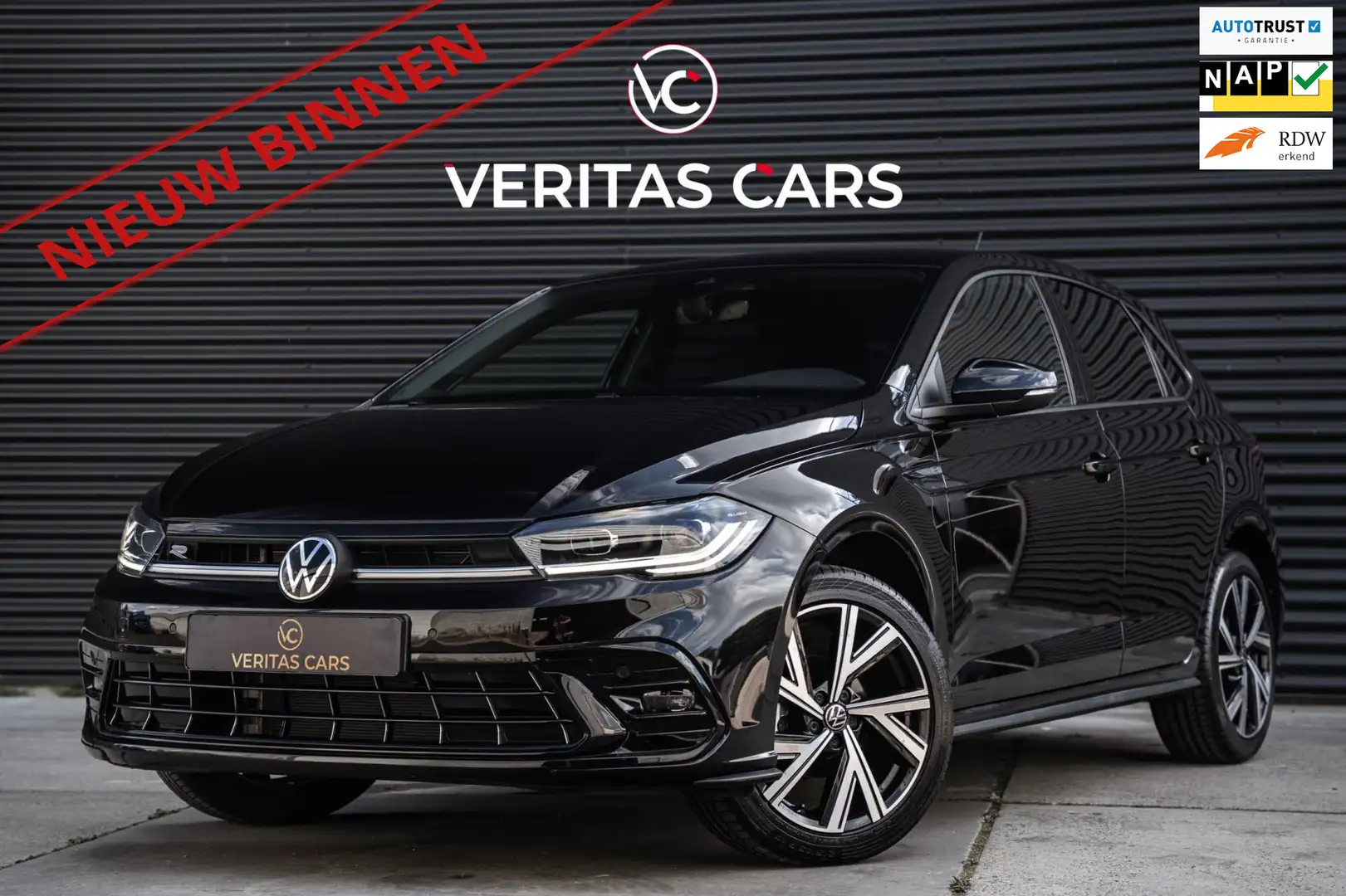 Volkswagen Polo 1.0 TSI R-Line 95PK ACC|Camera|CarPlay|IQ.Light|La Nero - 1