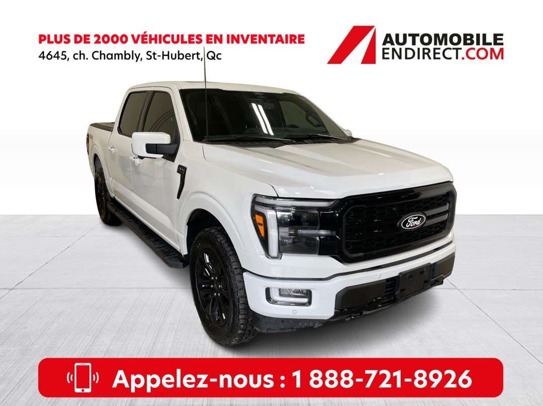 2024 Ford F-150 LARIAT Sport SuperCrew 4x4 5.0L Mags 20 Cuir Toit