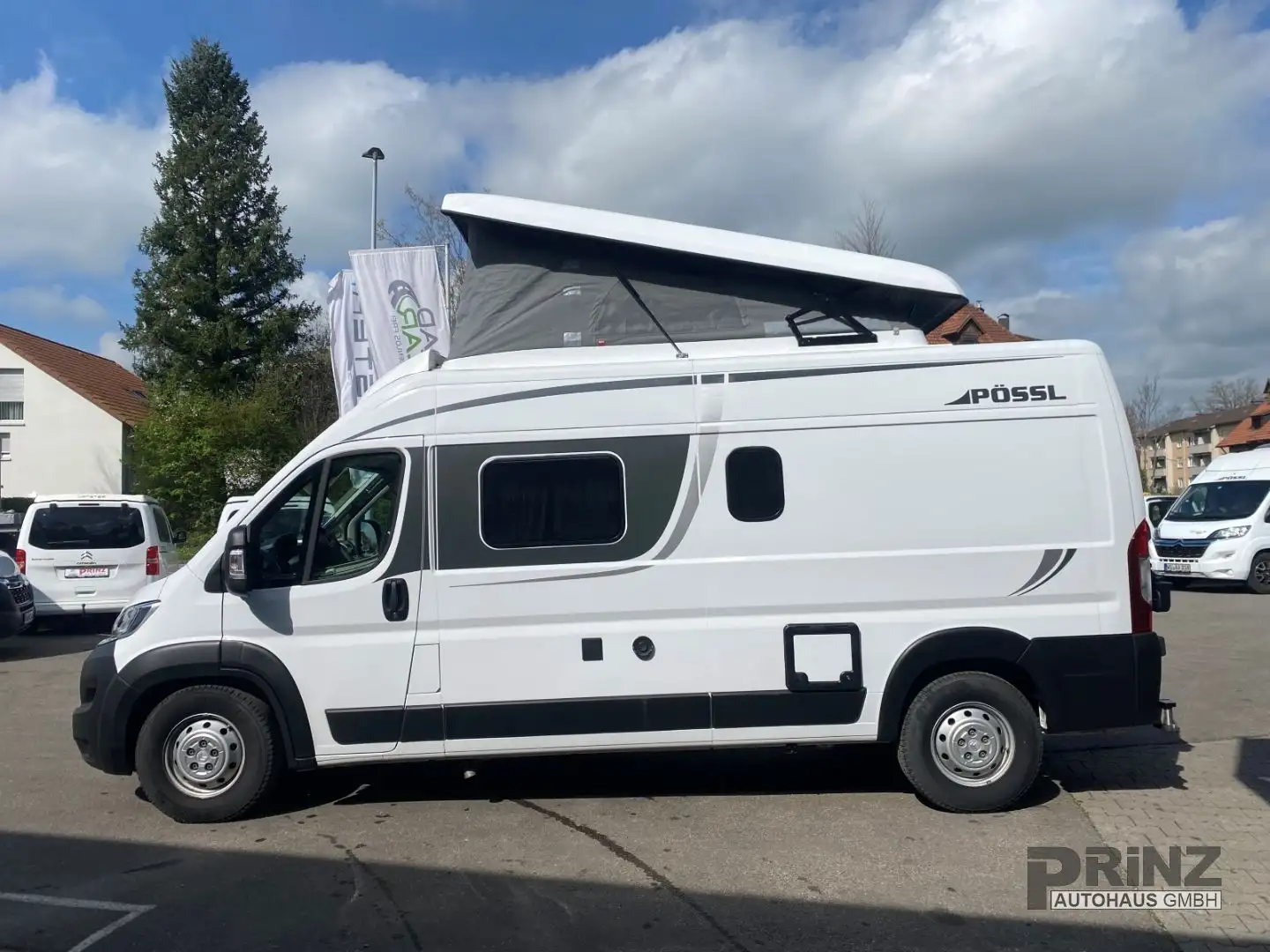 Pössl 2WIN S Plus 165 PS *Aufstelldach *Solar *Markise Weiß - 2