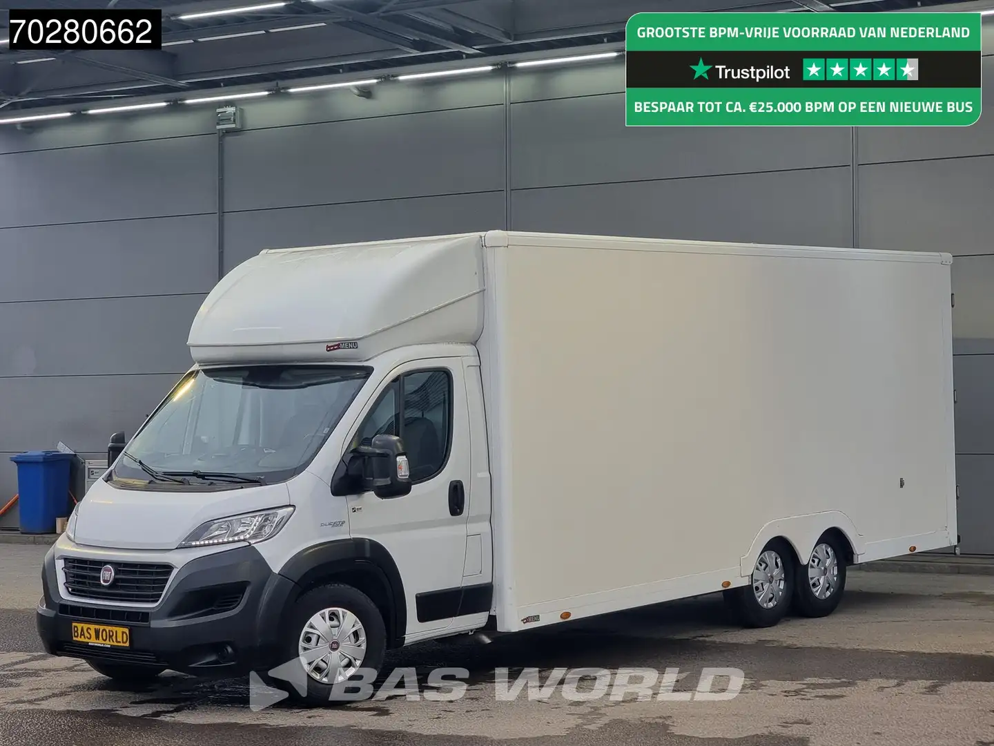 Fiat Ducato 130pk 30m3 XXL Bakwagen B rijbewijs 6m Baklengte A Blanc - 1