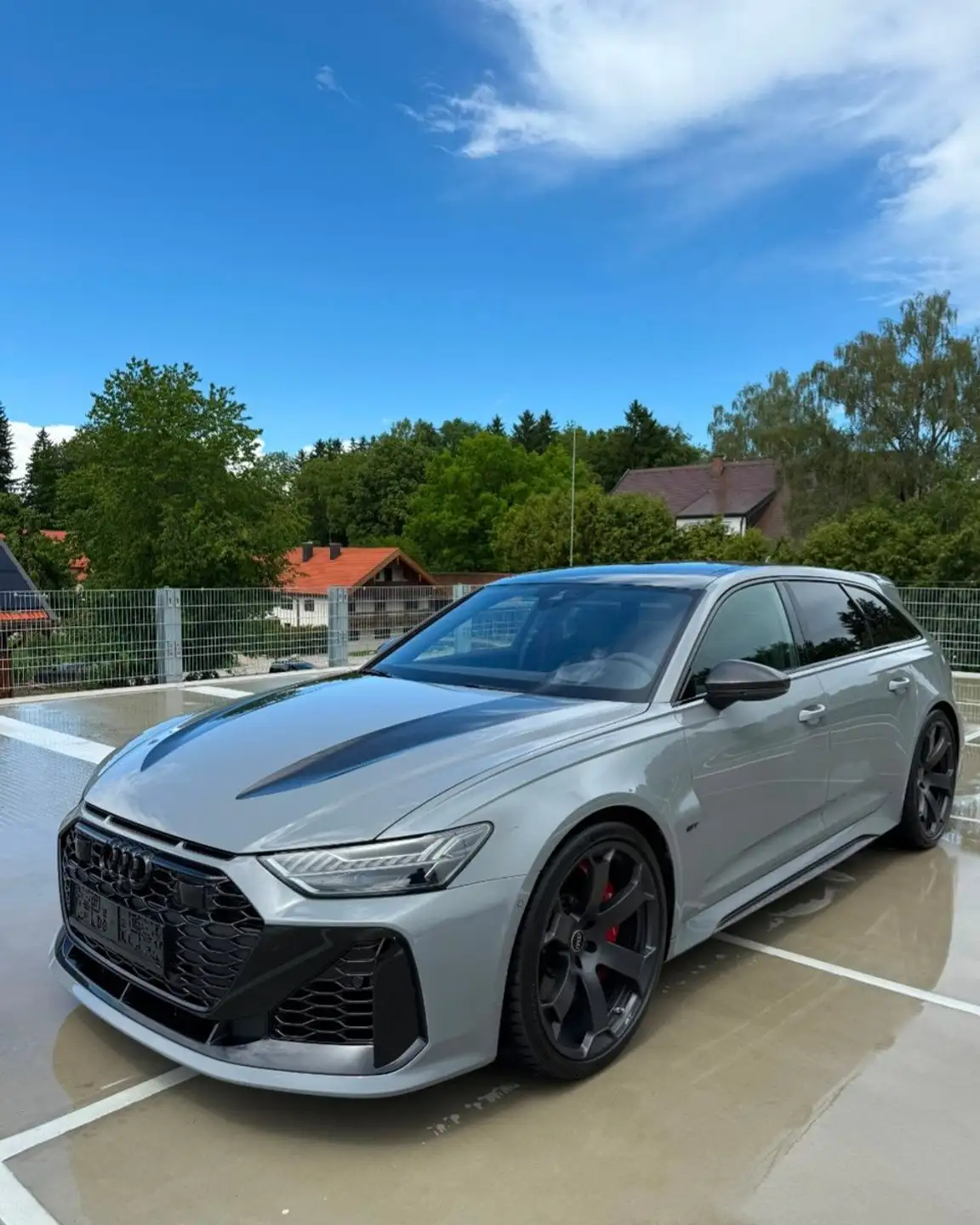 아우디 RS6 4.0 TFSI 2025 회색 사진 1