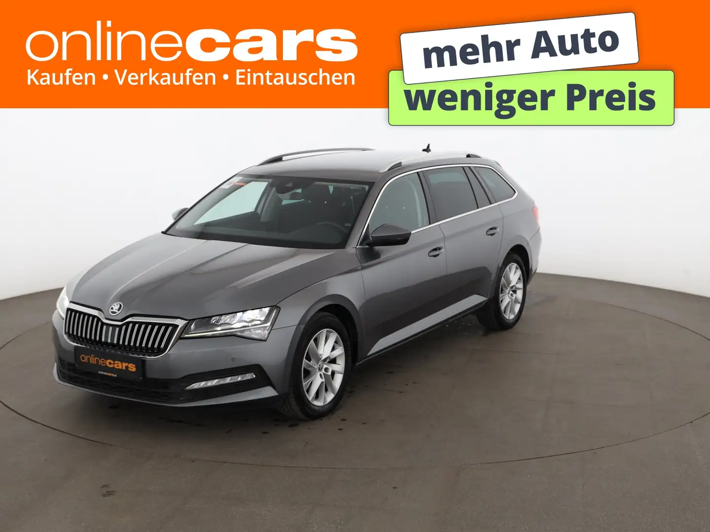 Skoda Superb Combi 2.0 TDI Ambition Aut LED RADAR NAVI Grau - 1