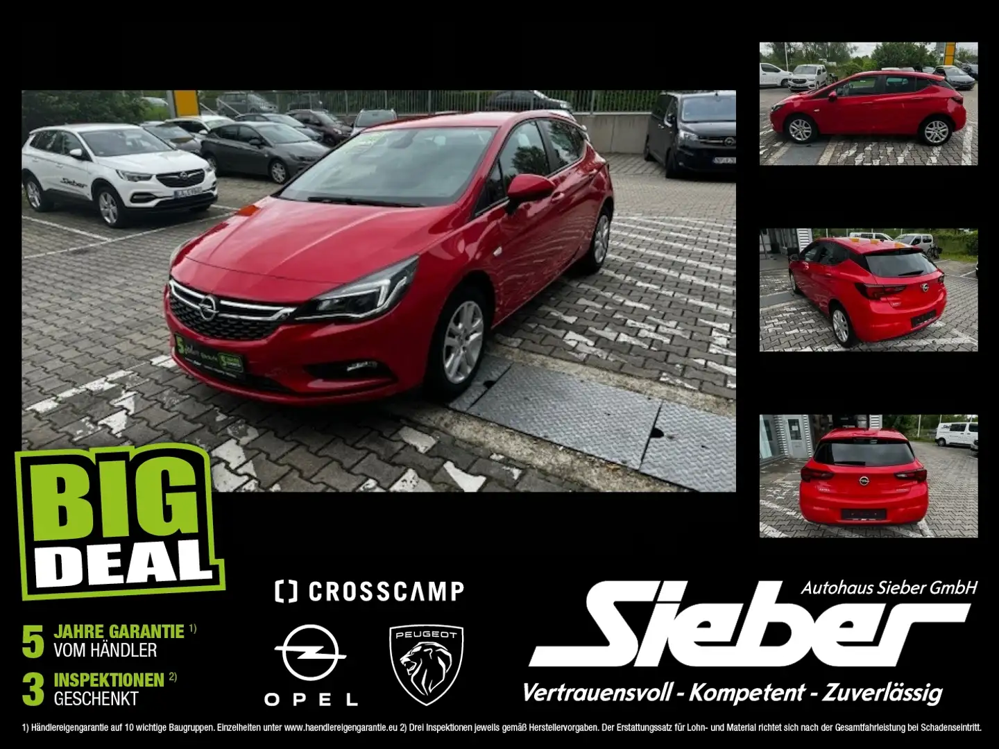 Opel Astra K 1.0 Turbo S/S 120 Jahre LM, Kamera|||||||| Rosso - 1