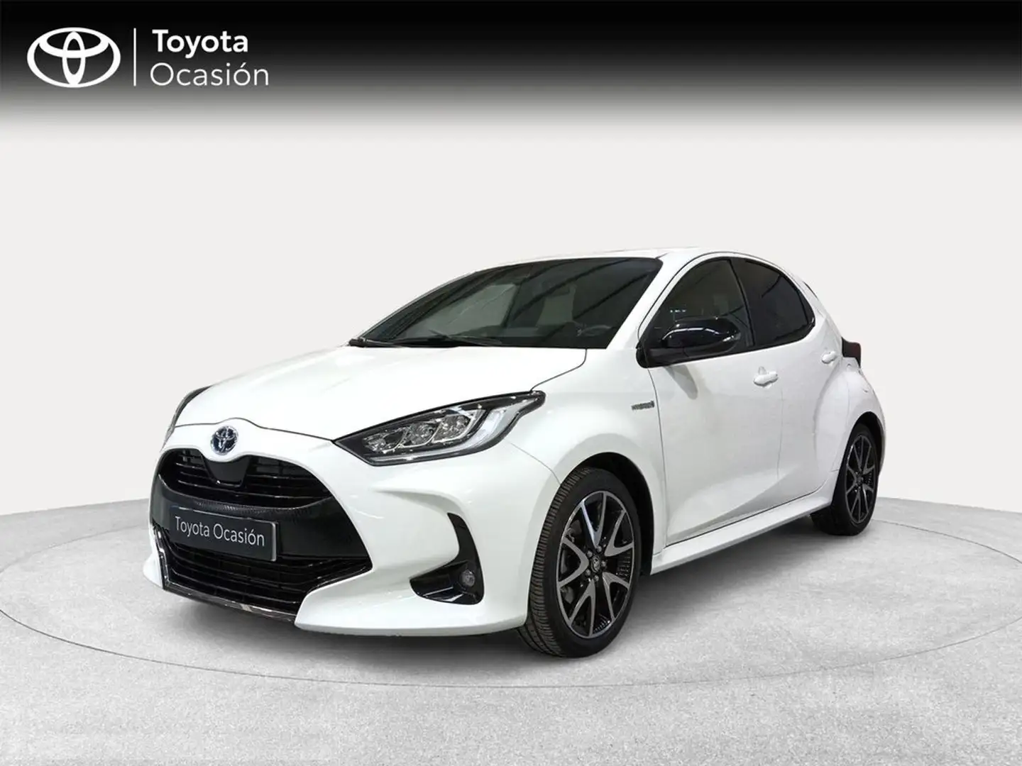 Toyota Yaris 120H 1.5 Style Blanc - 1
