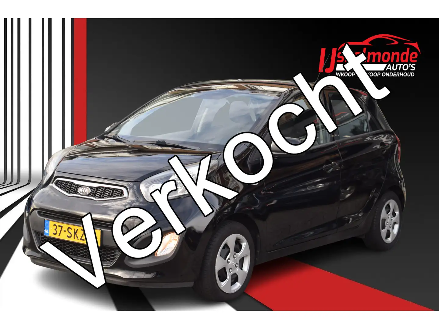 Kia Picanto 1.0 CVVT Comfort Pack NAP Airco 5Drs Zwart - 1
