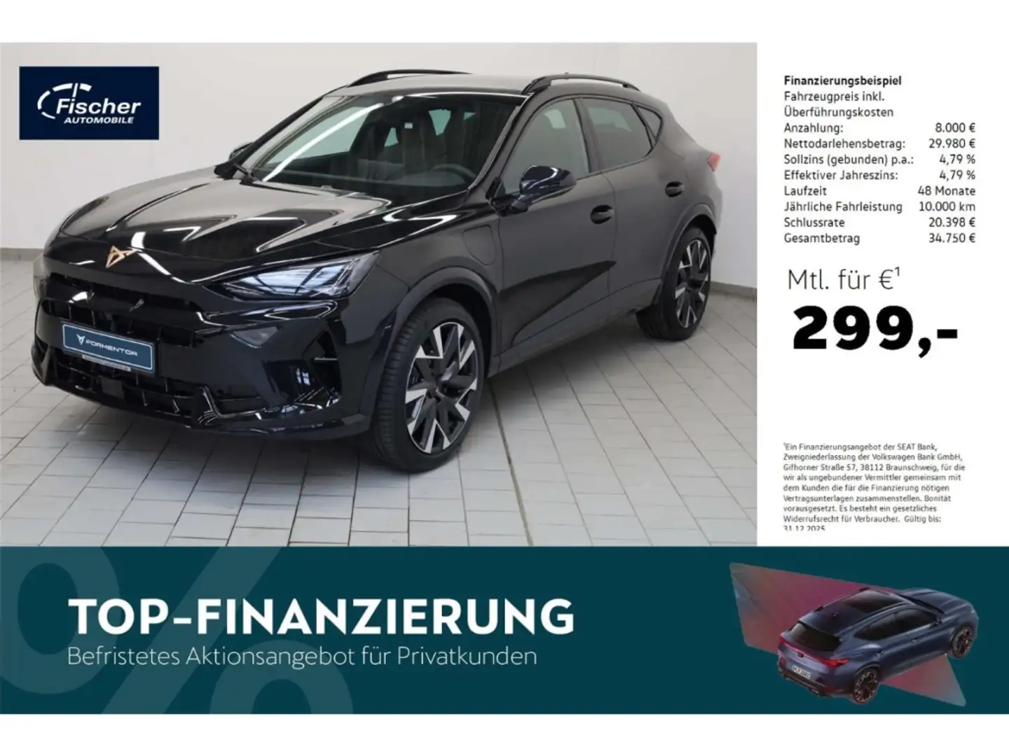 CUPRA Formentor 1.5 e-Hybrid Schwarz - 1