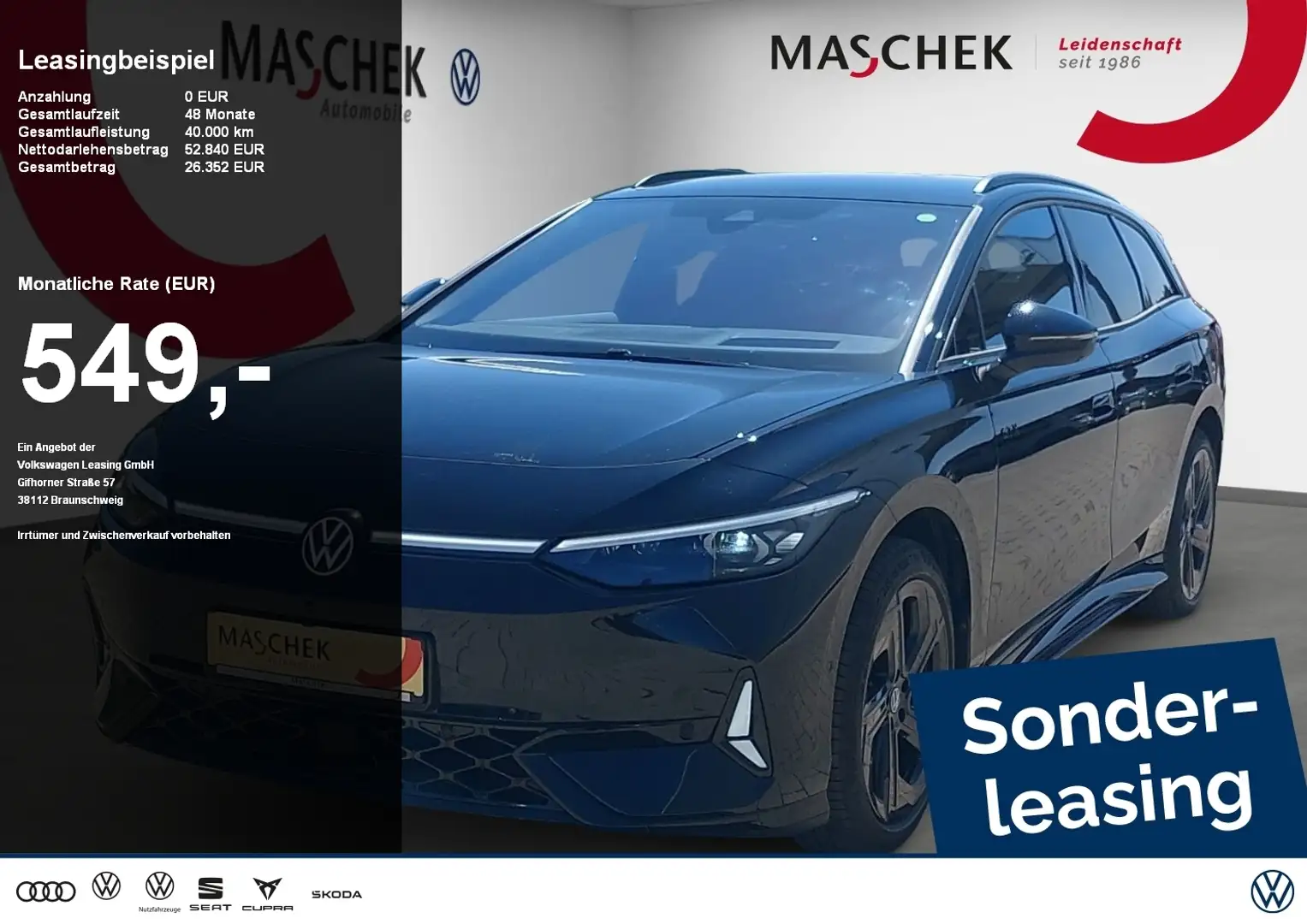 Volkswagen ID.7 Tourer GTX Wärmepumpe IQ-Drive AHK Area View Matri Schwarz - 1