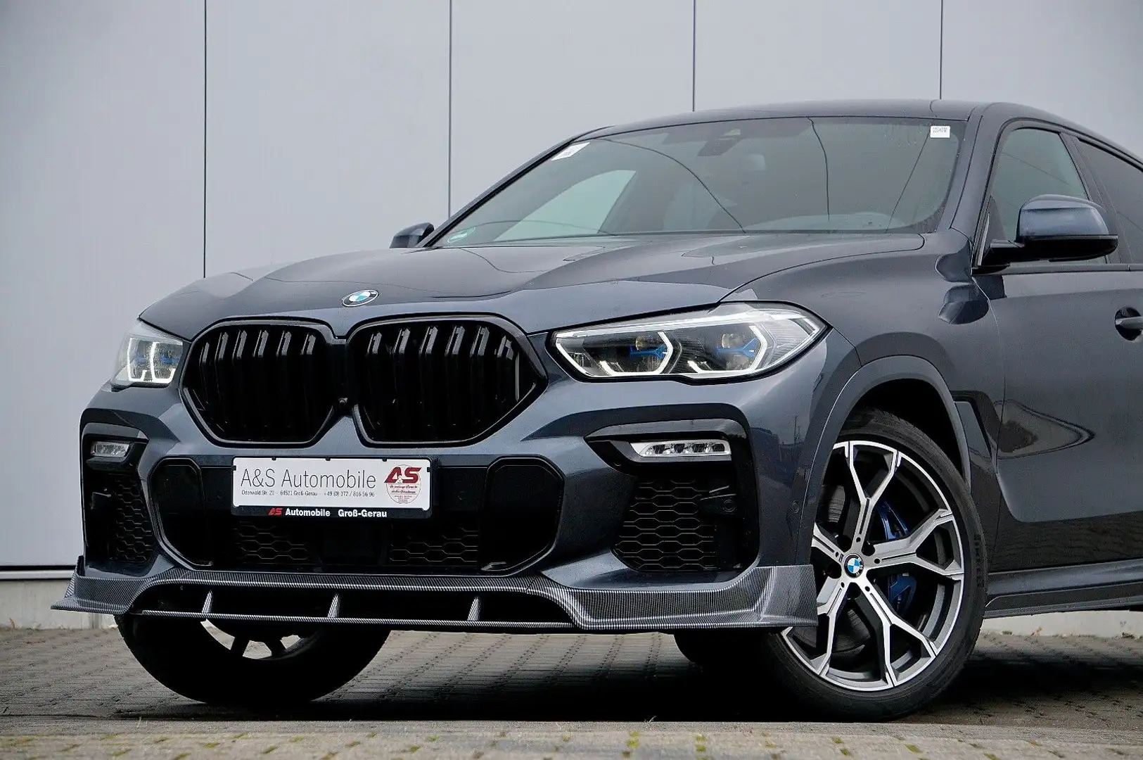 BMW X6 40xd M Sport *UNFALLFREI *19% MwSt. *1. HAND Gris - 1