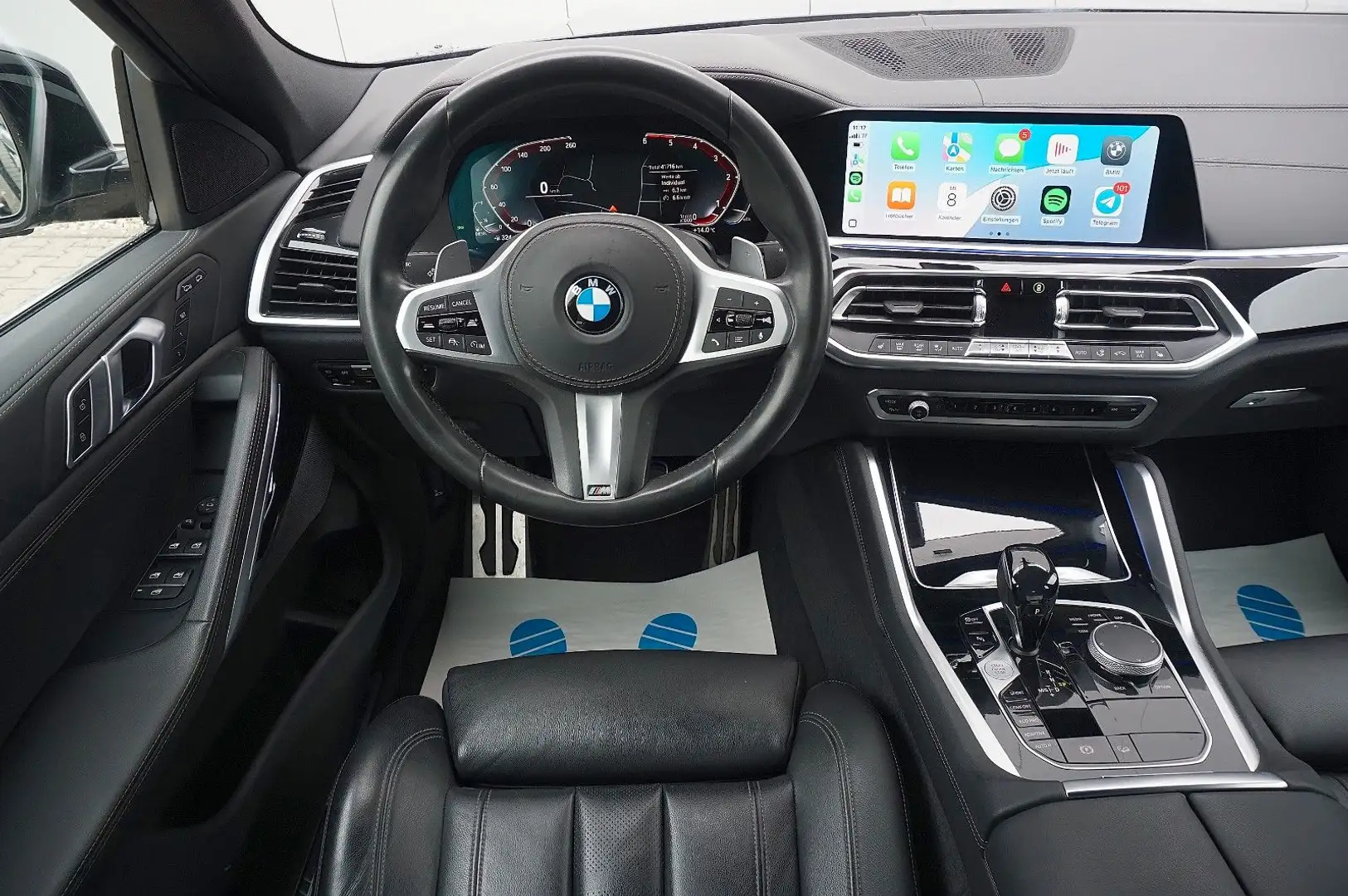 BMW X6 40xd M Sport *UNFALLFREI *19% MwSt. *1. HAND Gris - 2