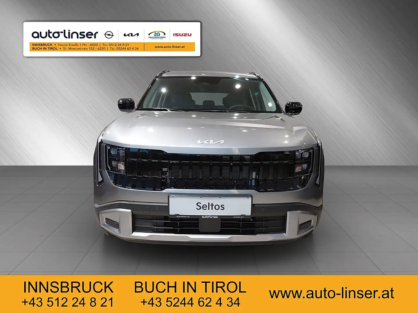 Kia Seltos 1,6 TGDI 180 4WD Silber Aut. Silber - 2