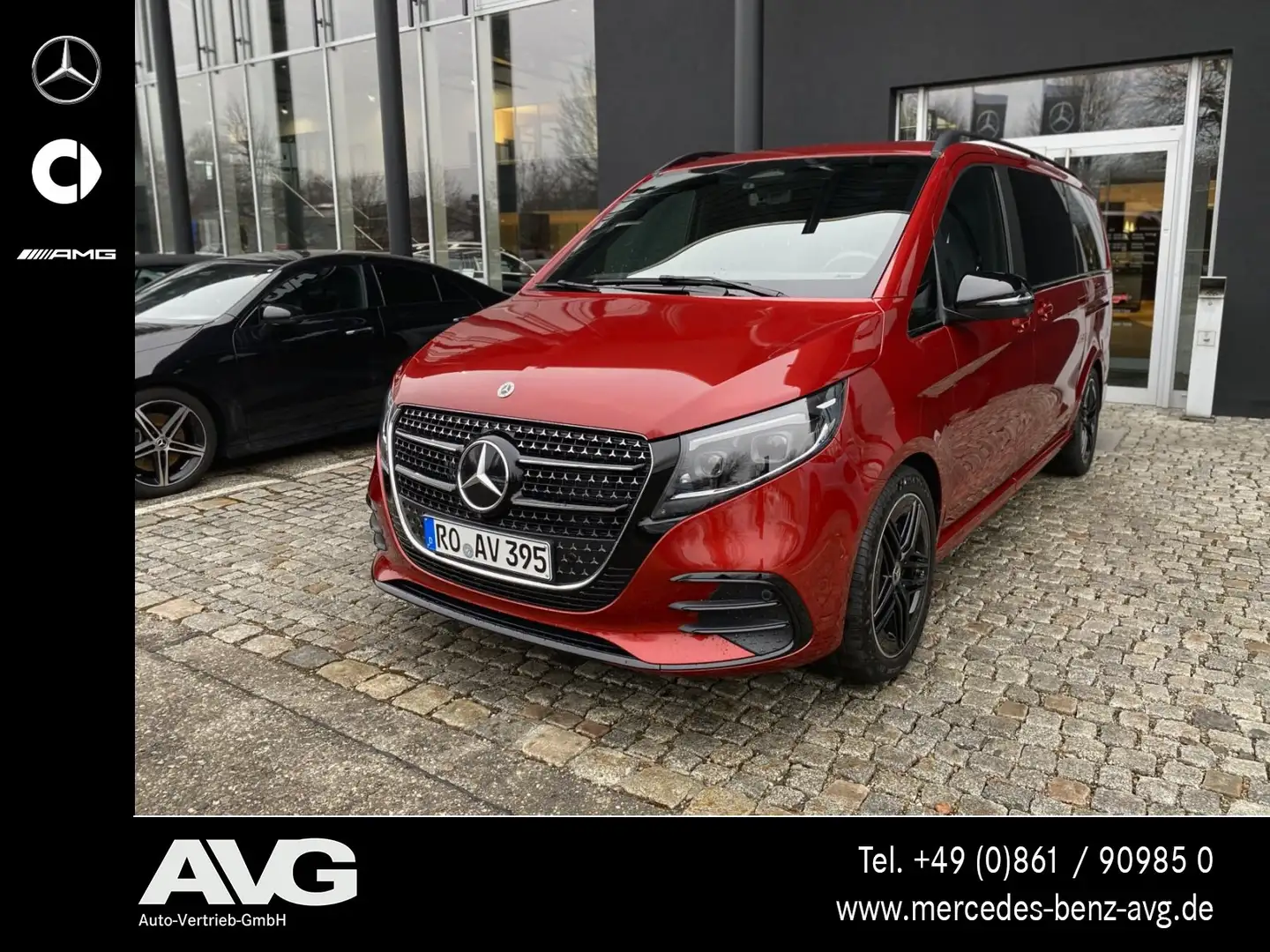 Mercedes-Benz V 300 V 300 d AVANTGARDE AMG Line Navi Burmeste SHD Rouge - 1