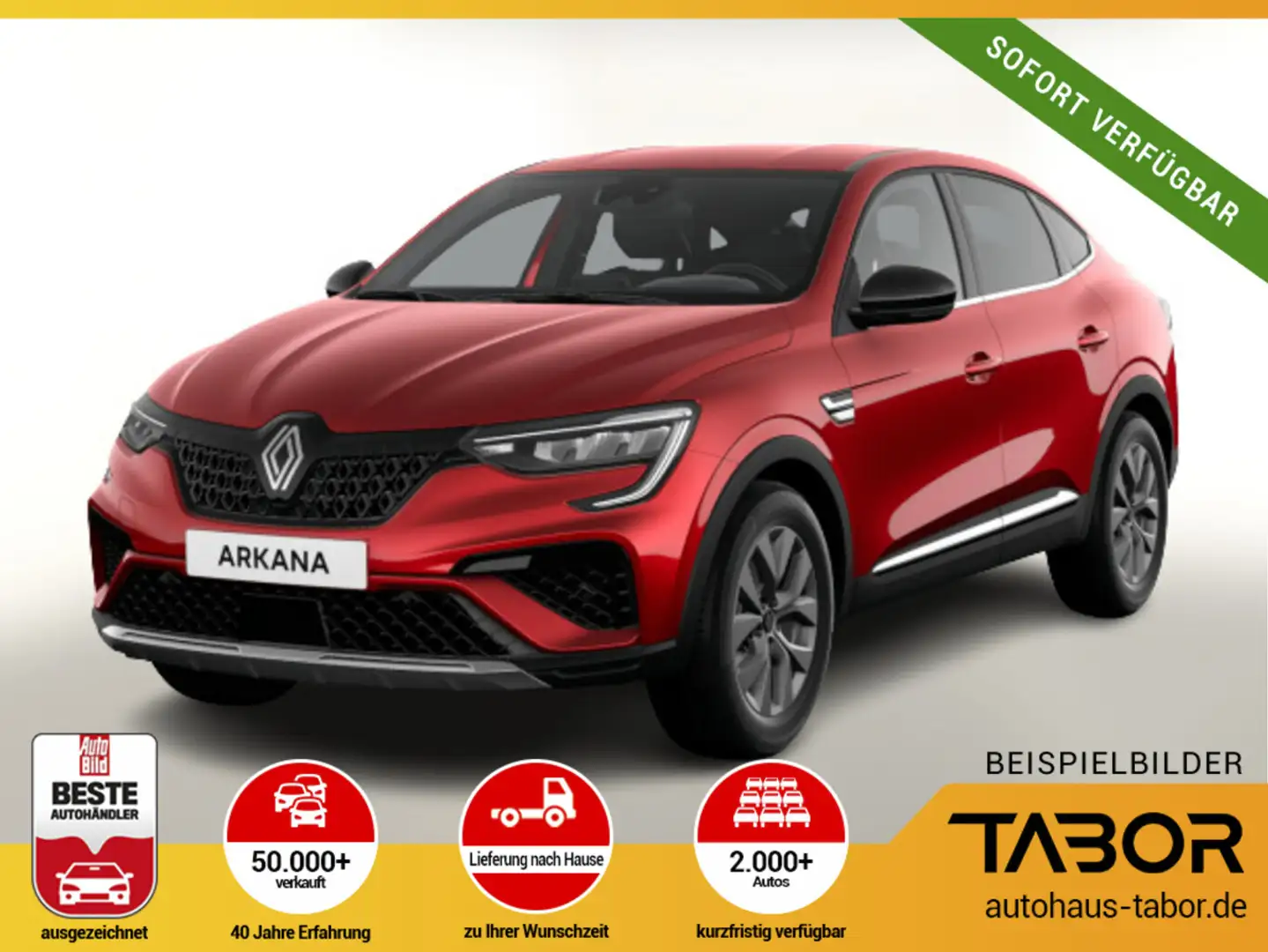 Renault Arkana ARKANA Techno Mild Hybrid 140 EDC Kam SHZ PDC Rot - 1