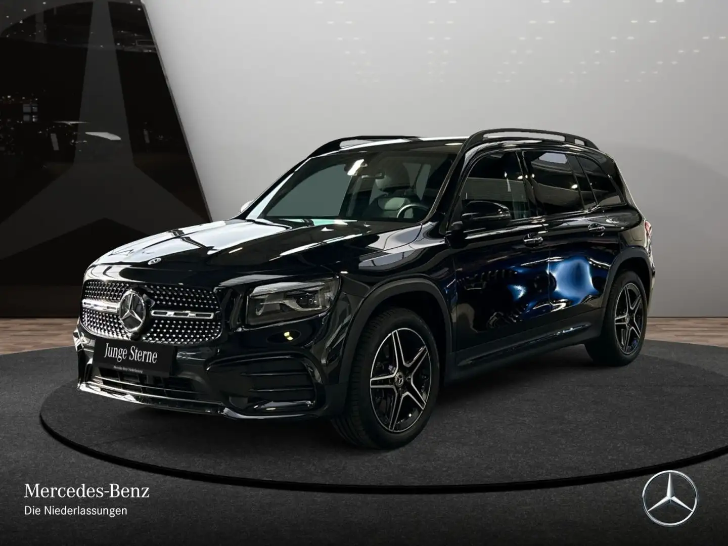 Mercedes-Benz GLB 220 d 4M AMG+NIGHT+BURMESTER+KAMERA+19"+TOTW Schwarz - 2