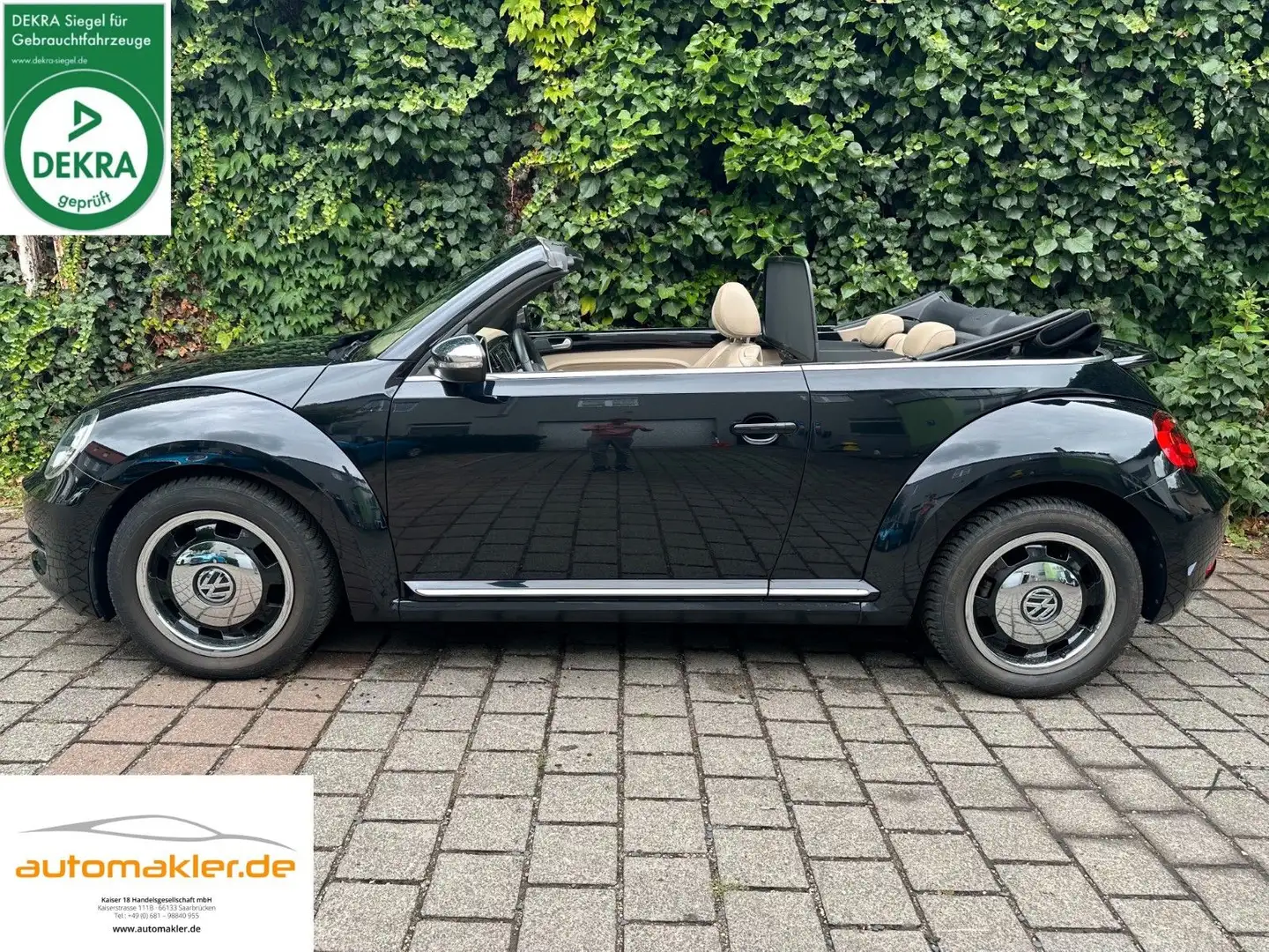 Volkswagen Beetle Cabriolet Design BMT *Leder* Nero - 2