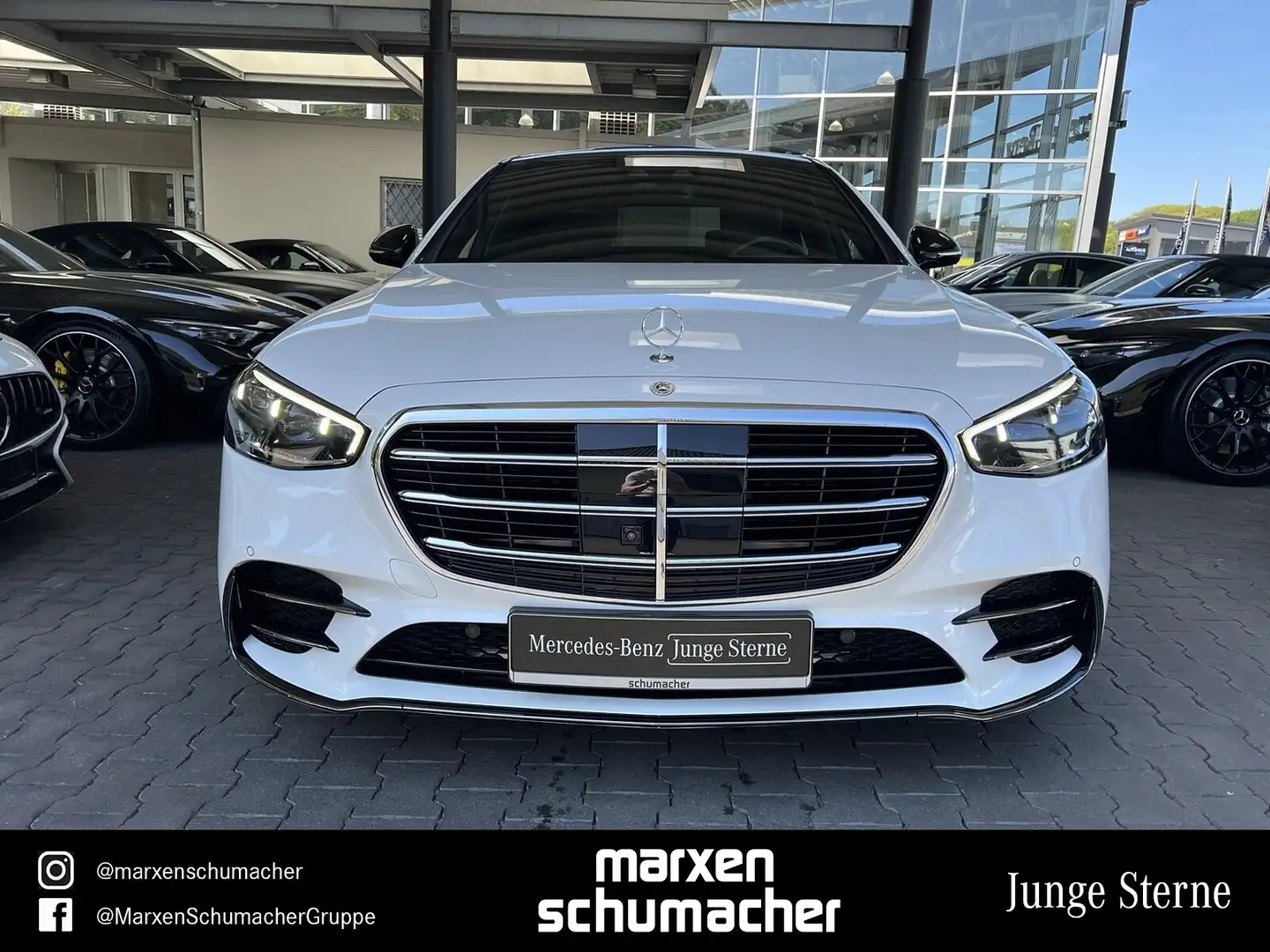 Mercedes-Benz S 450 S 450 d 4M AMG Massage+Burm3D+Pano+Standh.+Night Alb - 2