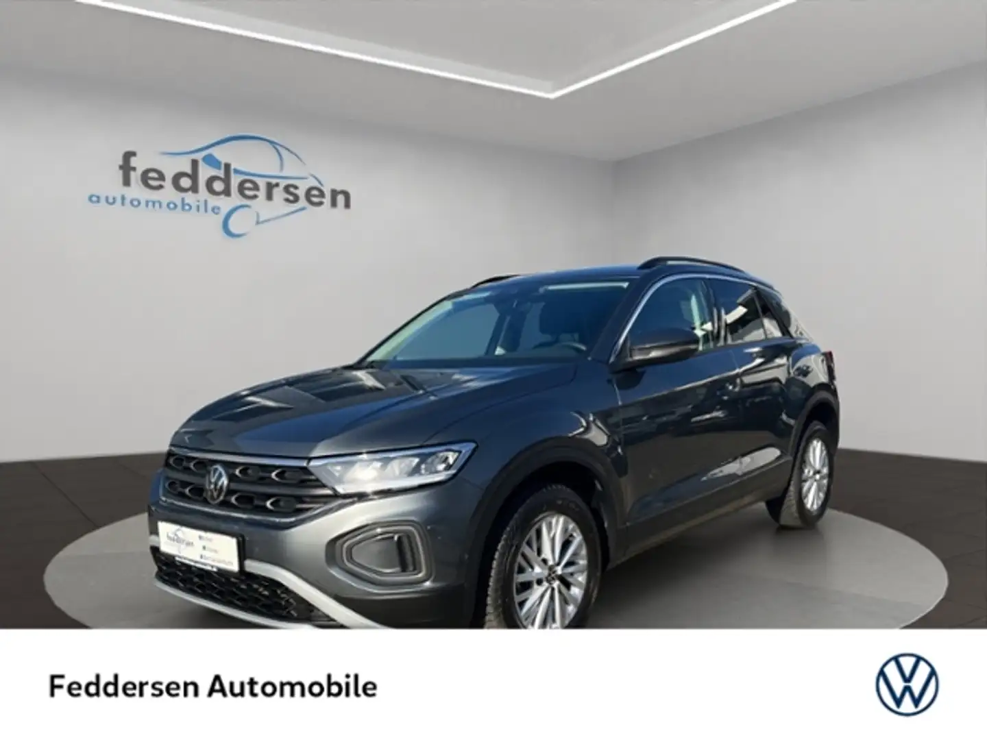 Volkswagen T-Roc Life 1.0 TSI Navi LED DAB+ Sitzheizung KLI Grau - 1