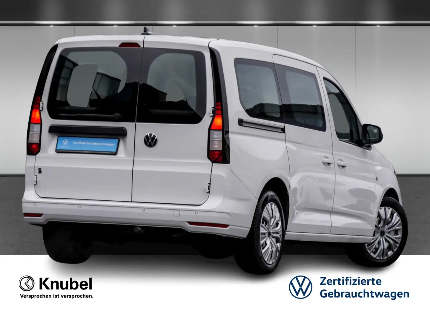 Volkswagen Caddy Maxi 2.0 TDI DSG Navi AHK ACC 7-Sitzer Weiß - 2