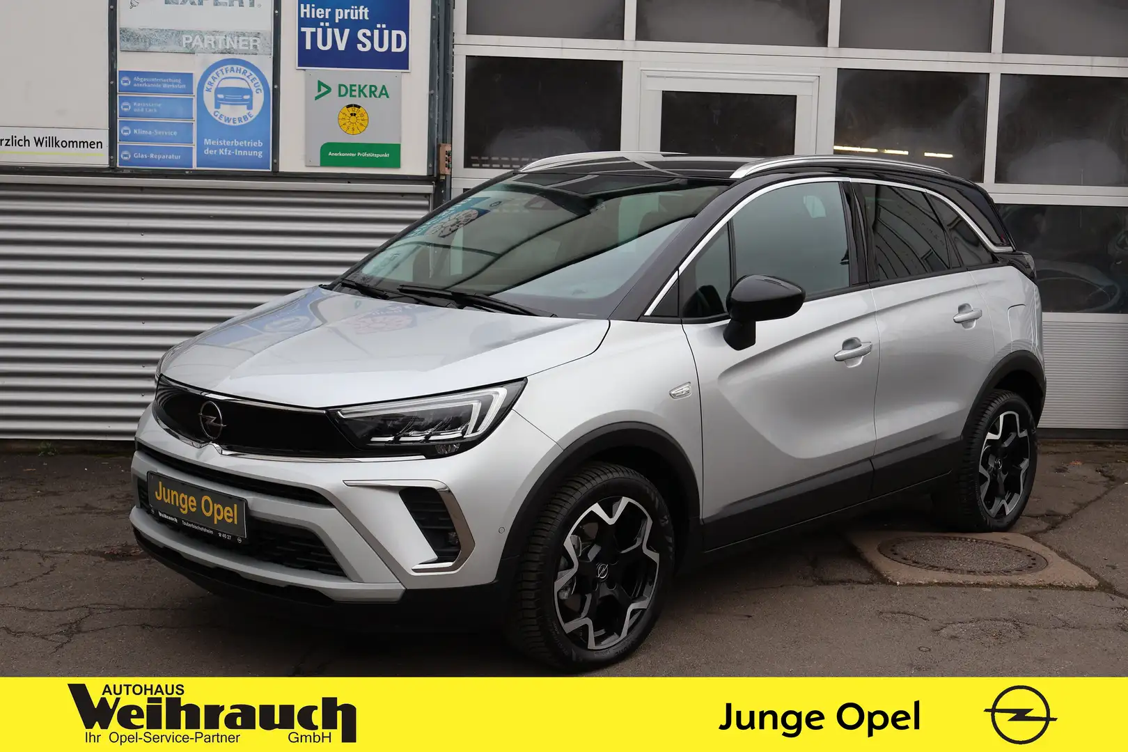 Opel Crossland 1.2 Turbo AT Ultimate+Navi+ Silber - 1