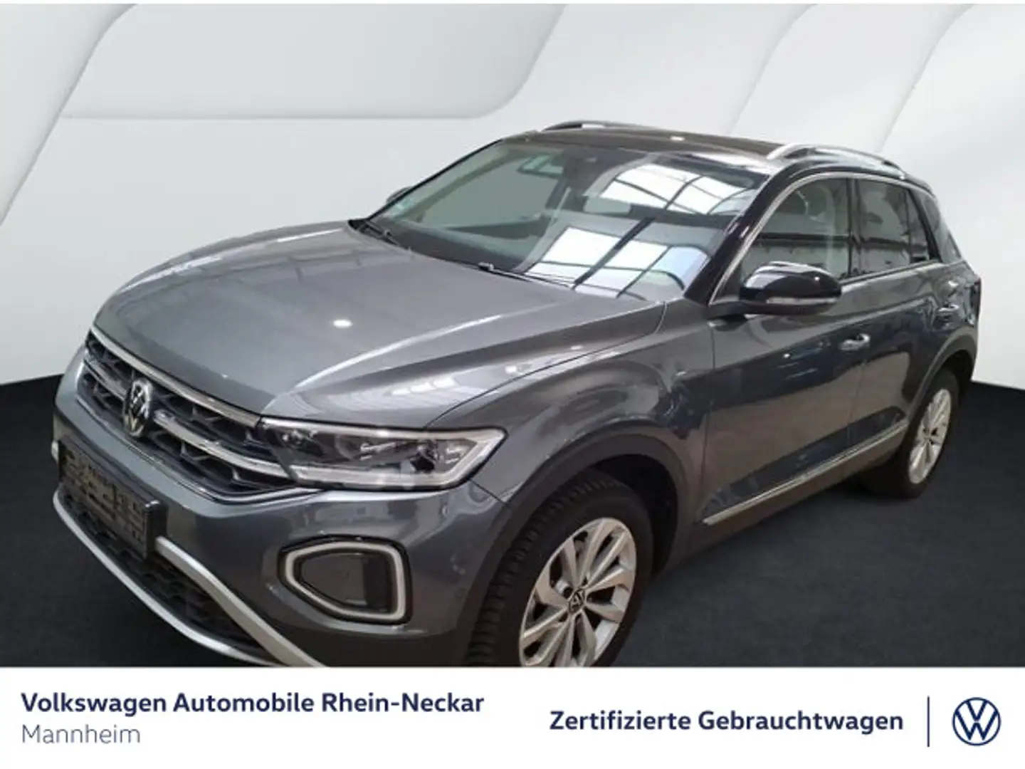 Volkswagen T-Roc 1.5 TSI Style DSG Navi AHK LED uvm Grau - 2
