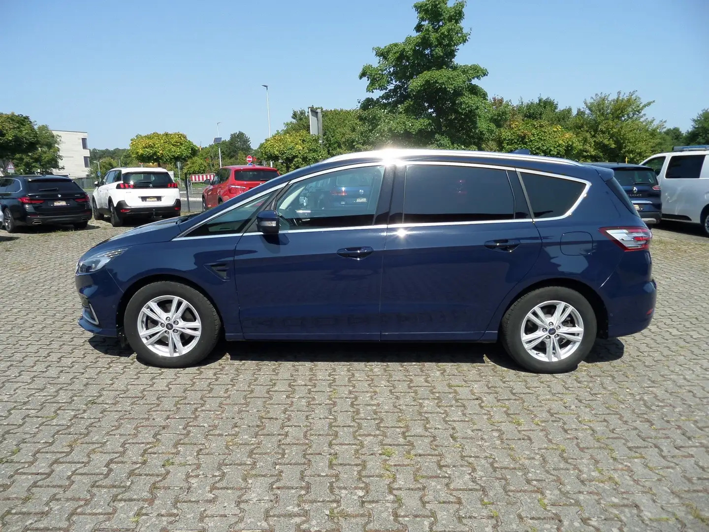 Ford S-Max Titanium+1.Hd+Navi+AHK+SHZ+LED+SpurhA+ACC+Cam v+hi Blau - 1