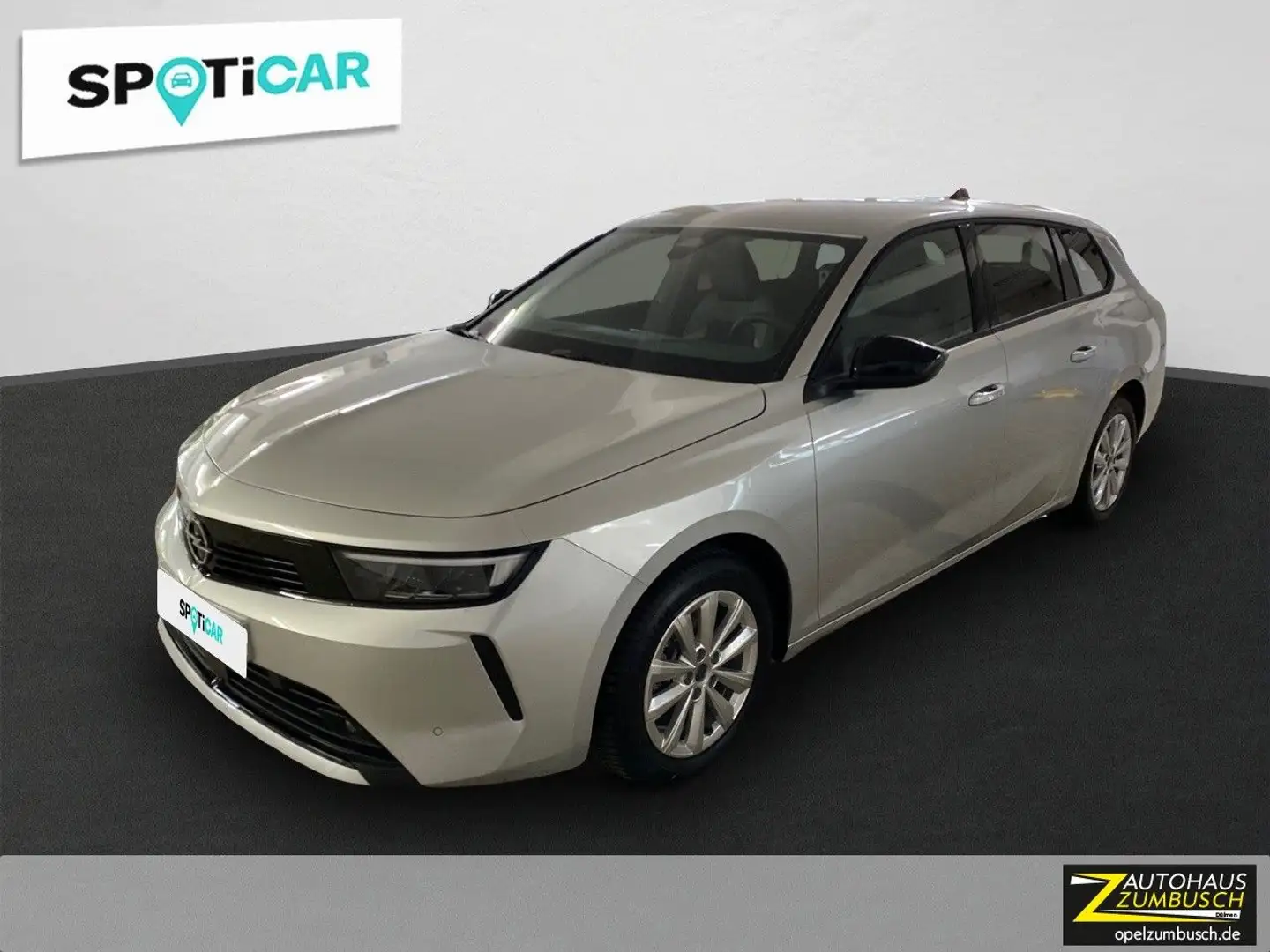 Opel Astra L Sports Tourer Bus. Edit., AHK, Navi, GJR, Argintiu - 1