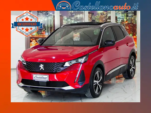 Peugeot 3008 1.5 bluehdi GT Pack EAT8 TETTO-NAVI-PELLE-LED-PARK