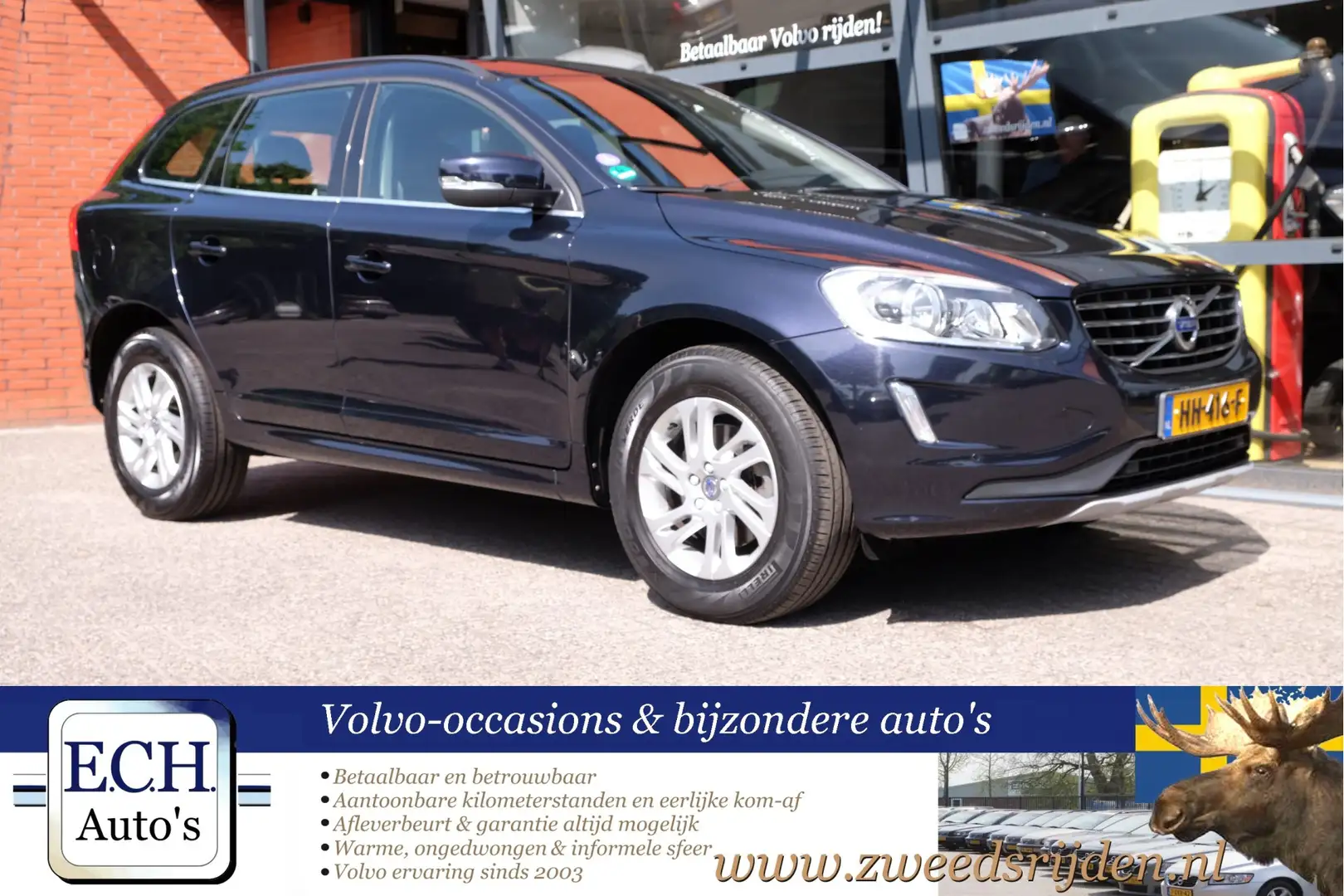 Volvo XC60 2.0 T5 245 pk Aut. Navi. Bluetooth, Trekhaak, PDC Bleu - 1