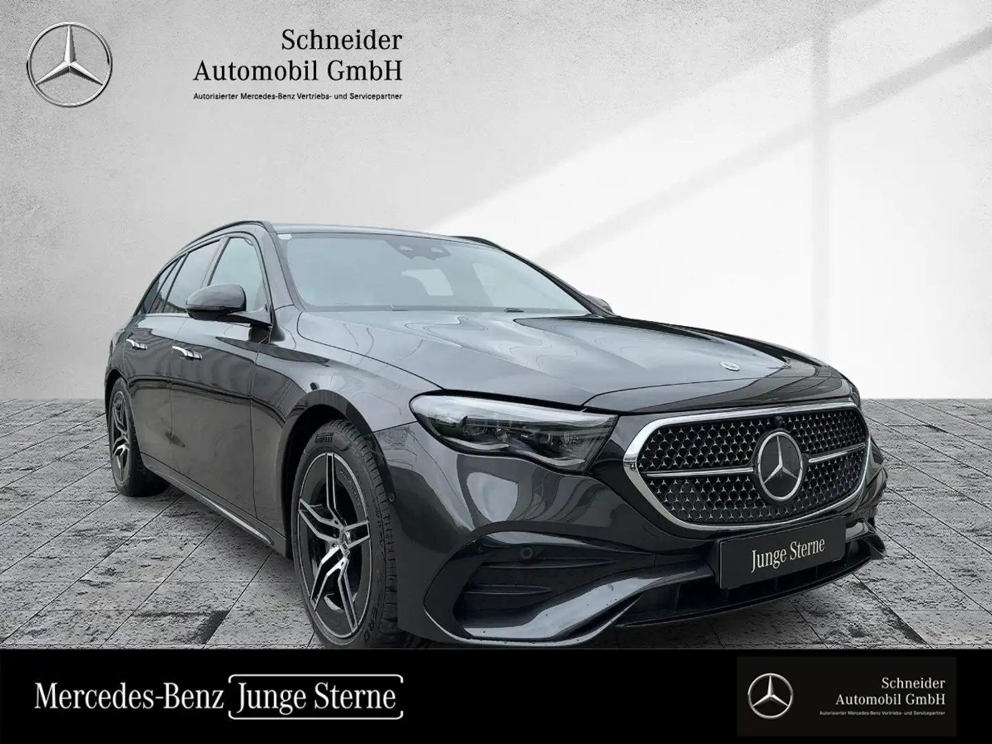 Mercedes-Benz E 220 d 4MATIC T-Modell S-Sitz ACC Navi Sport Grau - 1